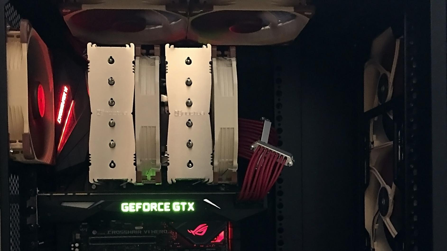 Noctua NH-D15, Quiet High-Performance Dual Tower CPU Cooler, 168mm Height, 6 Heatpipes, Dual 140mm Fans customer photo 2