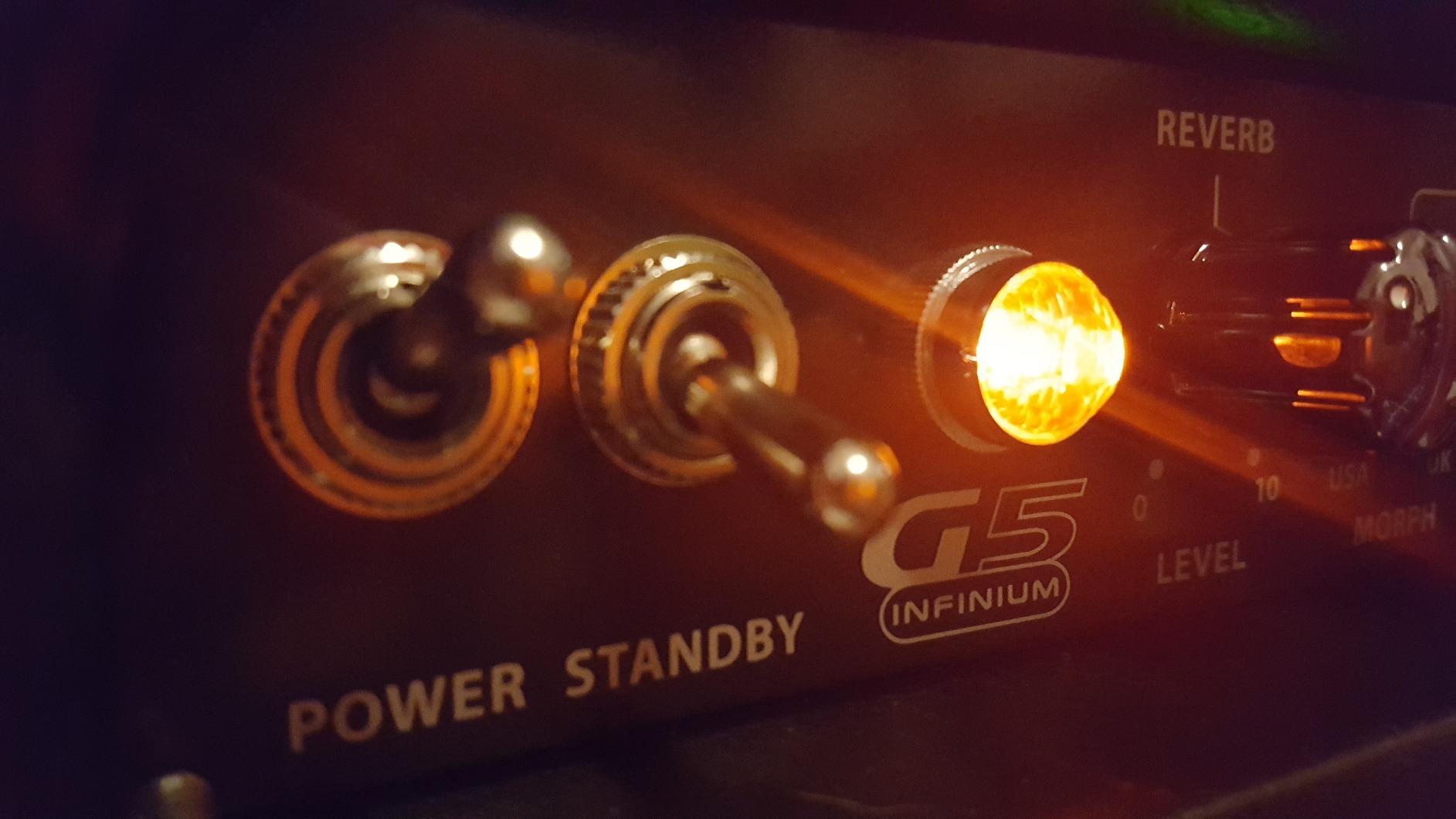 Bugera G5 INFINIUM 5-Watt Class-A Tube Amplifier Head with INFINIUM Tube Life Multiplier, MORPH EQ, Reverb and Power Attenuator customer photo 1