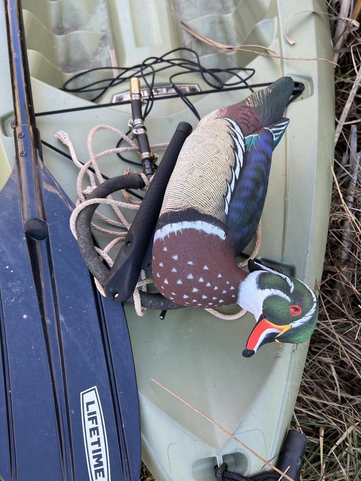 Avian X Topflight Realistic Floating Wood Duck Decoys with Weight-Forward Swim Keel, Set of 6 (Multicolor) customer photo 2