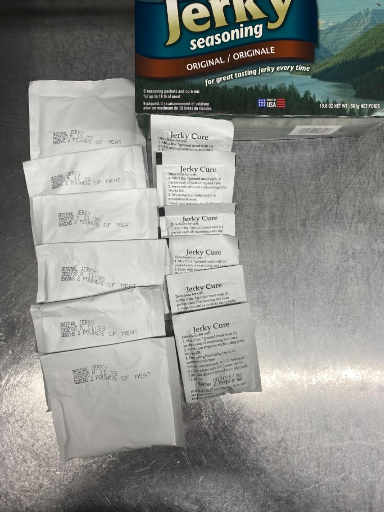 Nesco Jerky Original Seasoning 3 Pack (Makes 6 Pounds of Jerky) customer photo 1