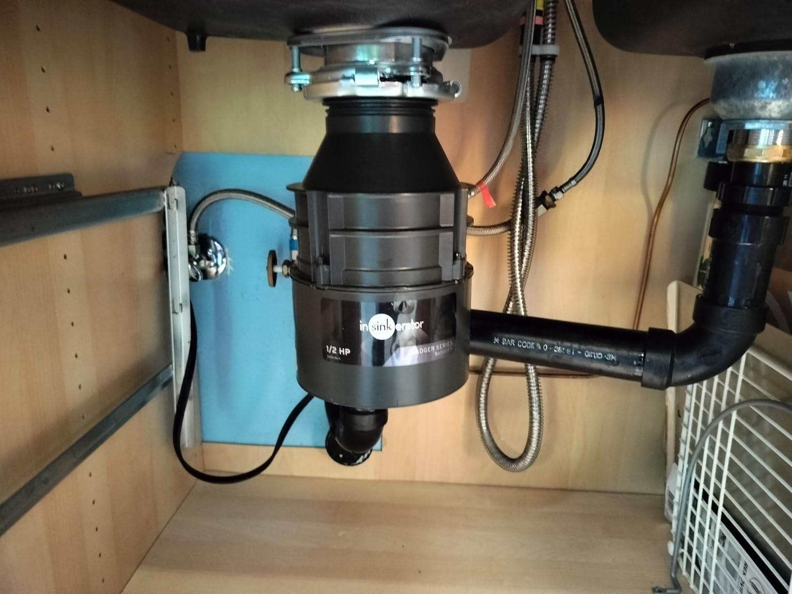 InSinkErator Badger 5 Garbage Disposal with Power Cord, Badger Series 1/2 HP Continuous Feed Food Waste Disposer customer photo 1
