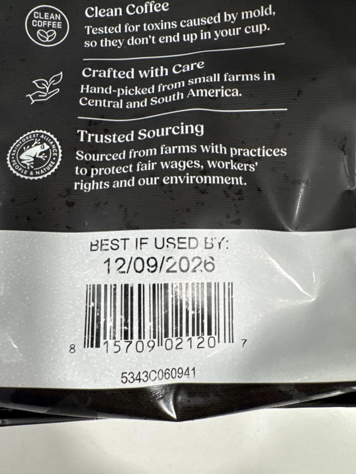 Bulletproof Original Medium Roast Whole Bean Coffee, 12 Ounces, Clean Coffee Tested for Toxins customer photo 2