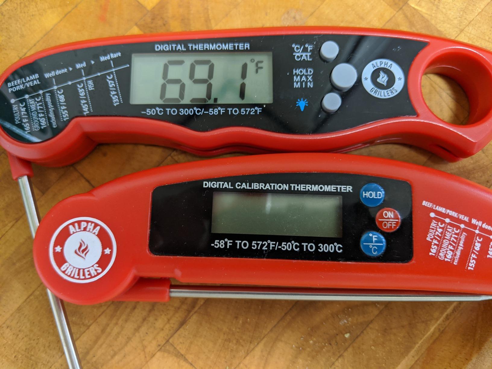 Alpha Grillers Instant Read Meat Thermometer Digital, Cooking, Food, Grill customer photo 2