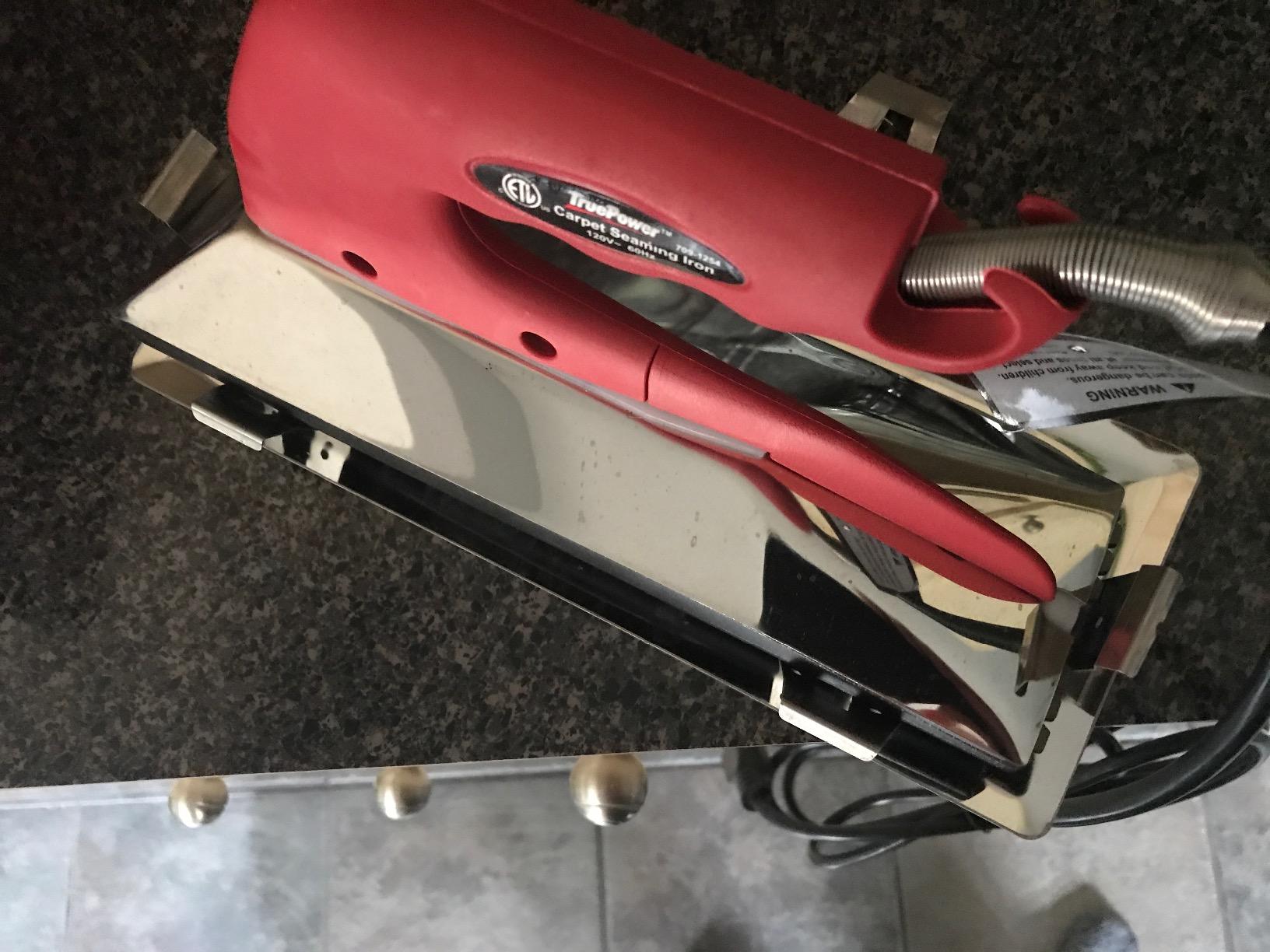 TruePower 709-1254 10-Inch Carpet Seaming Iron, 800-watt customer photo 2