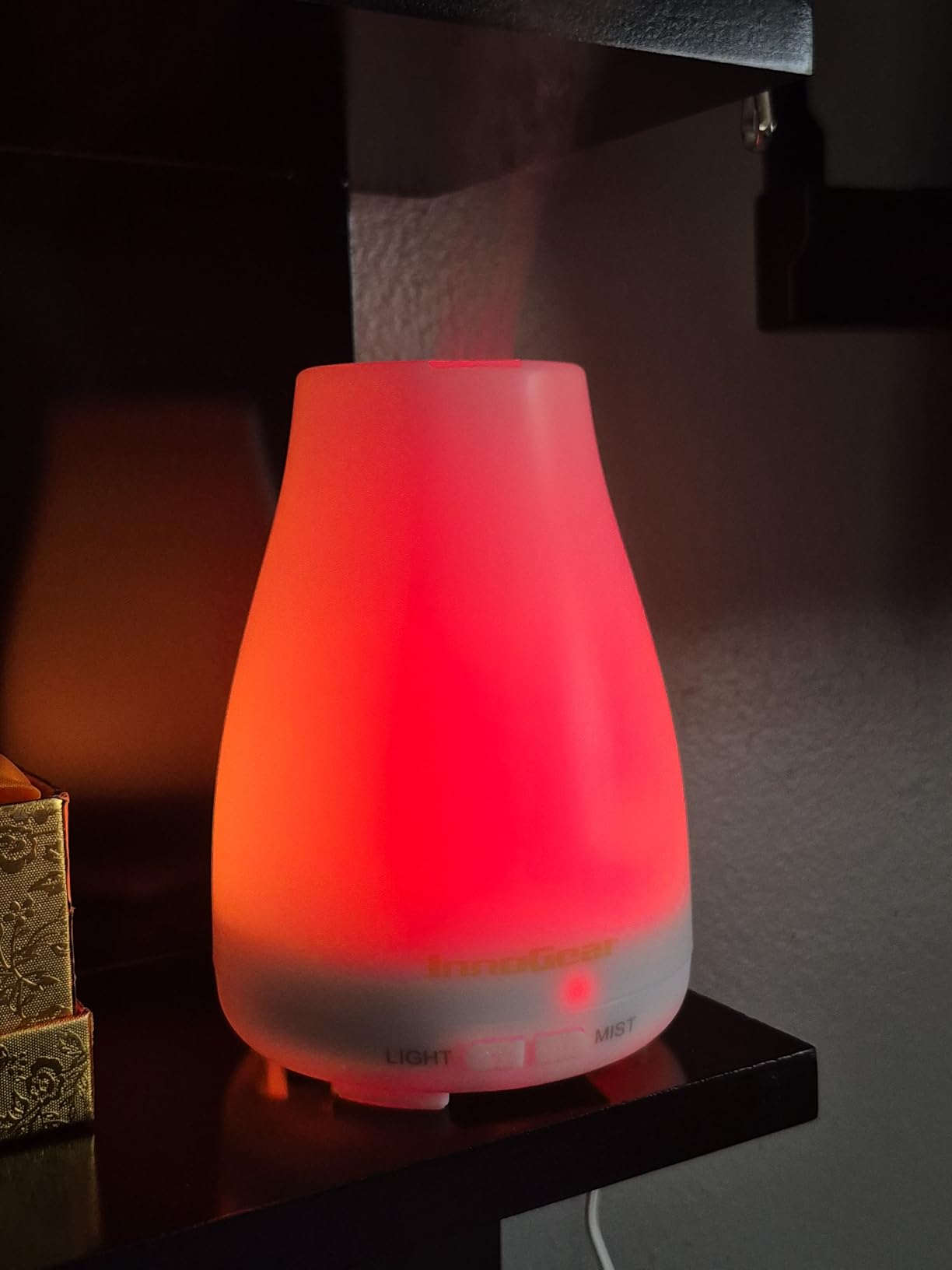 InnoGear Essential Oil Diffuser Ultrasonic Diffusers for Home, Basic White customer photo 1