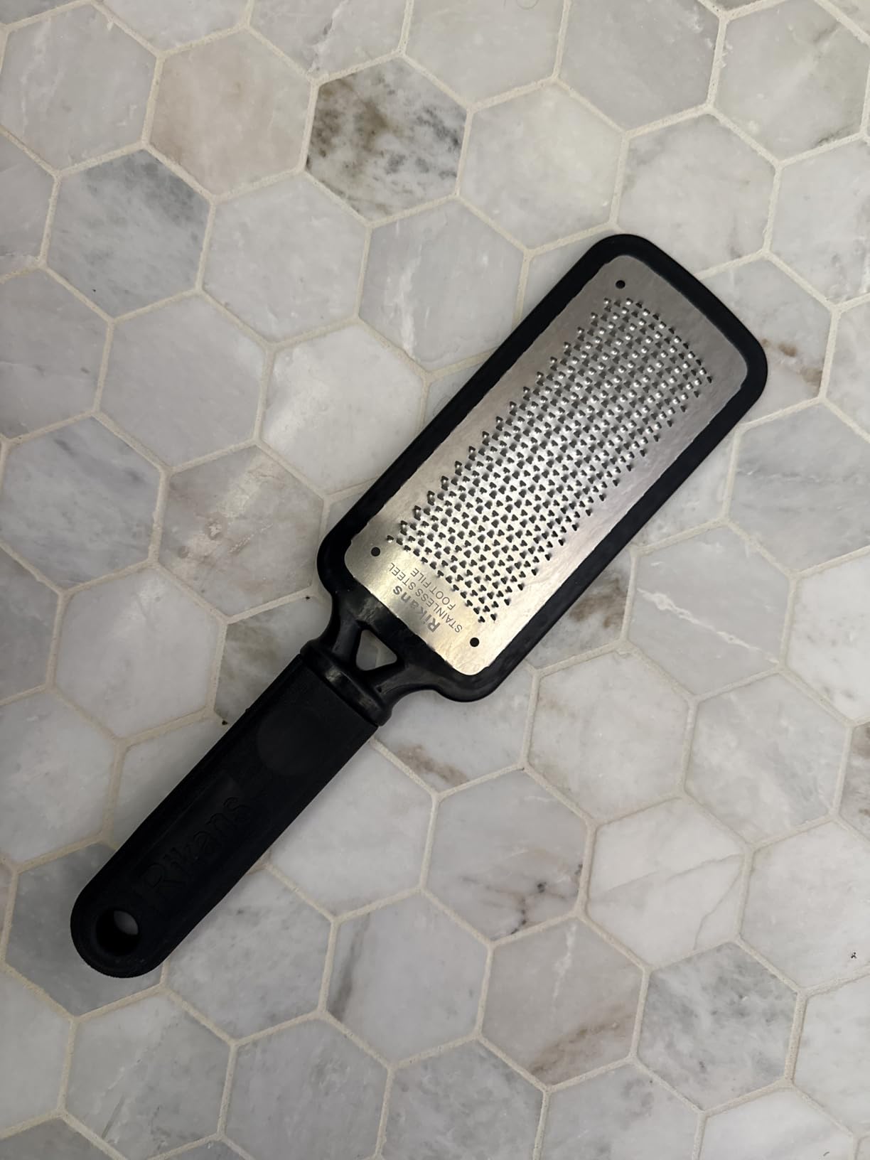 Colossal Foot rasp Foot File and Callus Remover. Best Foot Care Pedicure Metal Surface Tool to Remove Hard Skin. Can be Used on Both Wet and Dry feet, High Grade Stainless Steel File customer photo 2