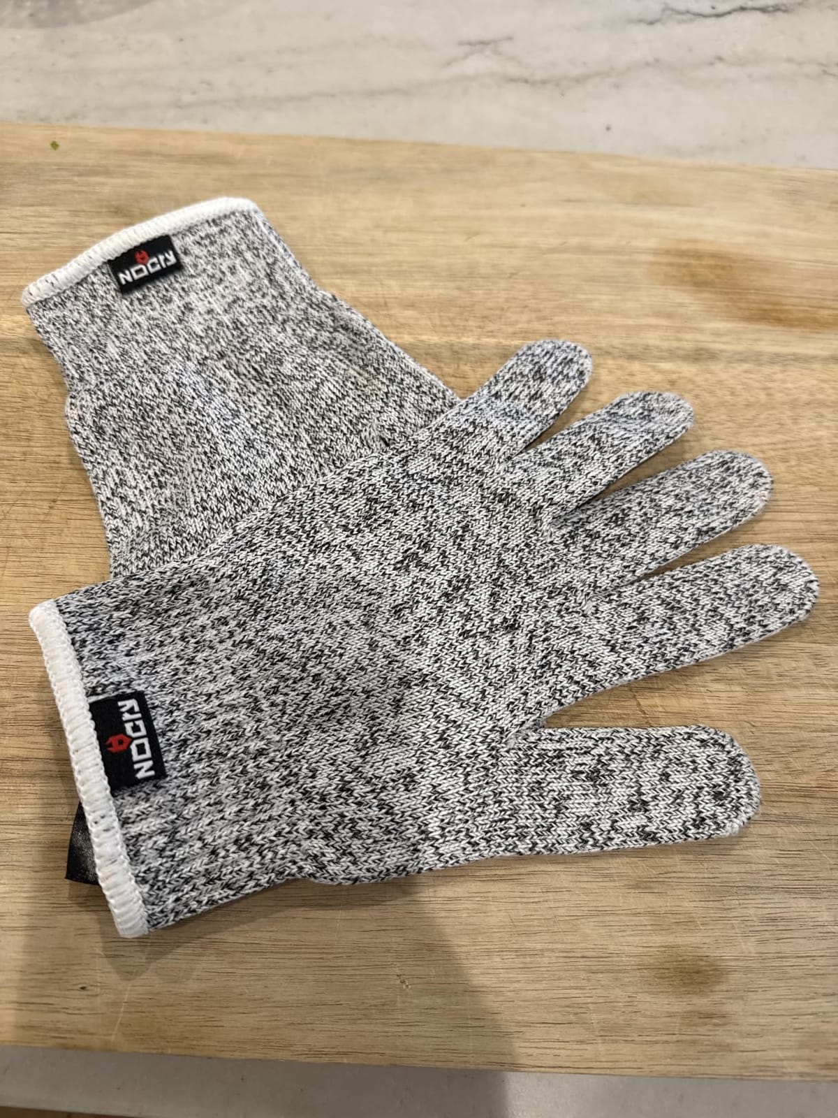 NoCry Premium Cut Resistant Gloves Food Grade — 100% Food Safe — Level 5 Meat Cutting Glove for Chefs & Butchers — Perfect Mandoline Glove or Oyster Shucking Gloves with Superior Comfort & Dexterity customer photo 1