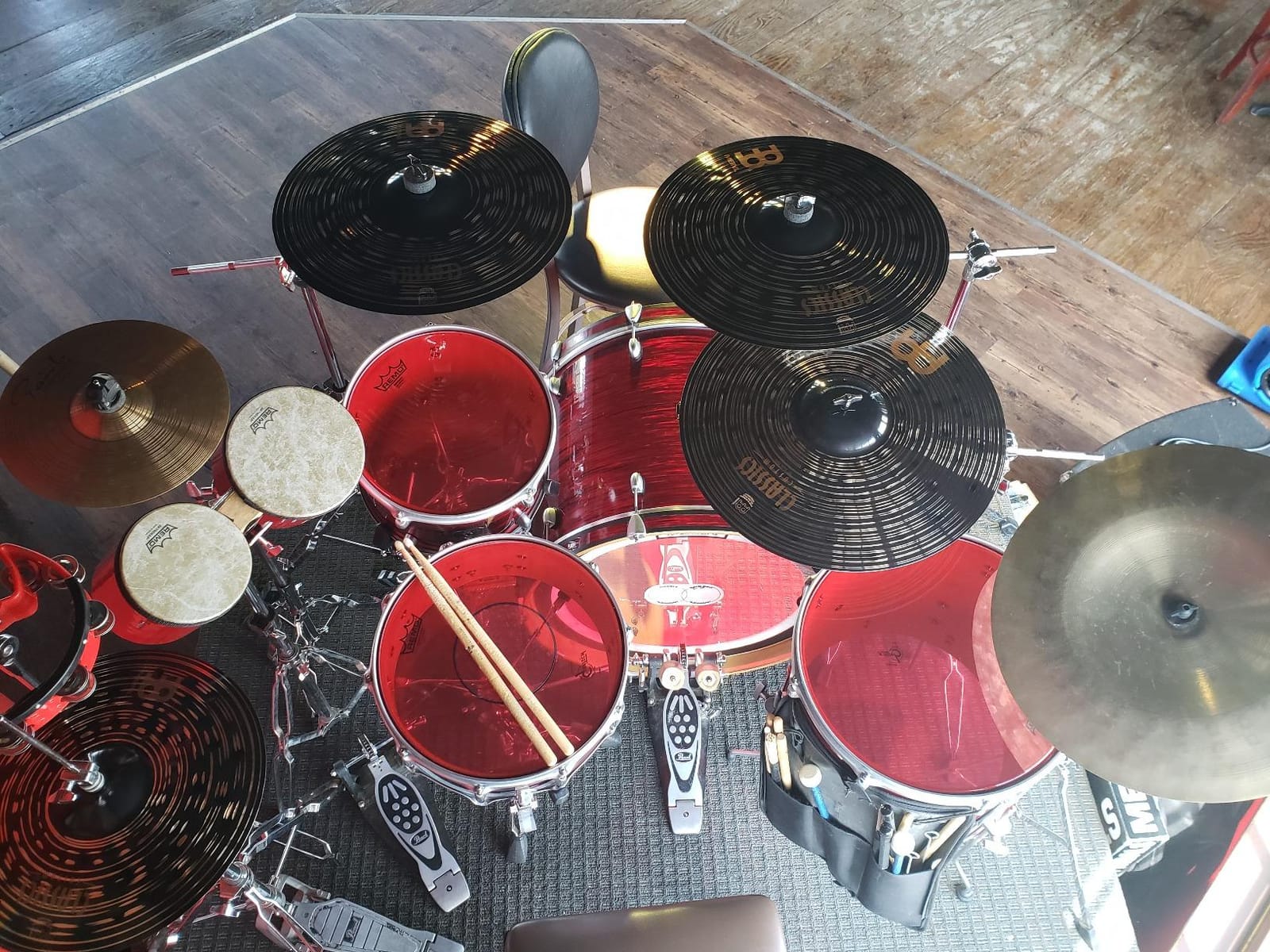 Meinl Cymbal Set Box Pack with 14” Hihats, 20” Ride, 16” Crash, Plus a FREE 18” Crash – Classics Custom Dark – Made In Germany, TWO-YEAR WARRANY (CCD460+18) customer photo 2