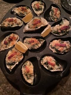 Outset Cast Iron Oyster Grill Pan, 12 Cavities, Black Oyster BBQ and Serving Pan customer photo 2