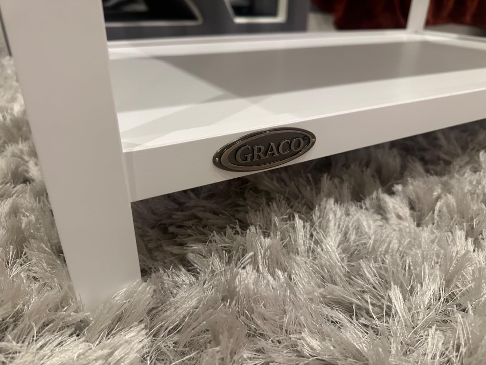 Graco Changing Table with Water-Resistant Changing Pad, White customer photo 2