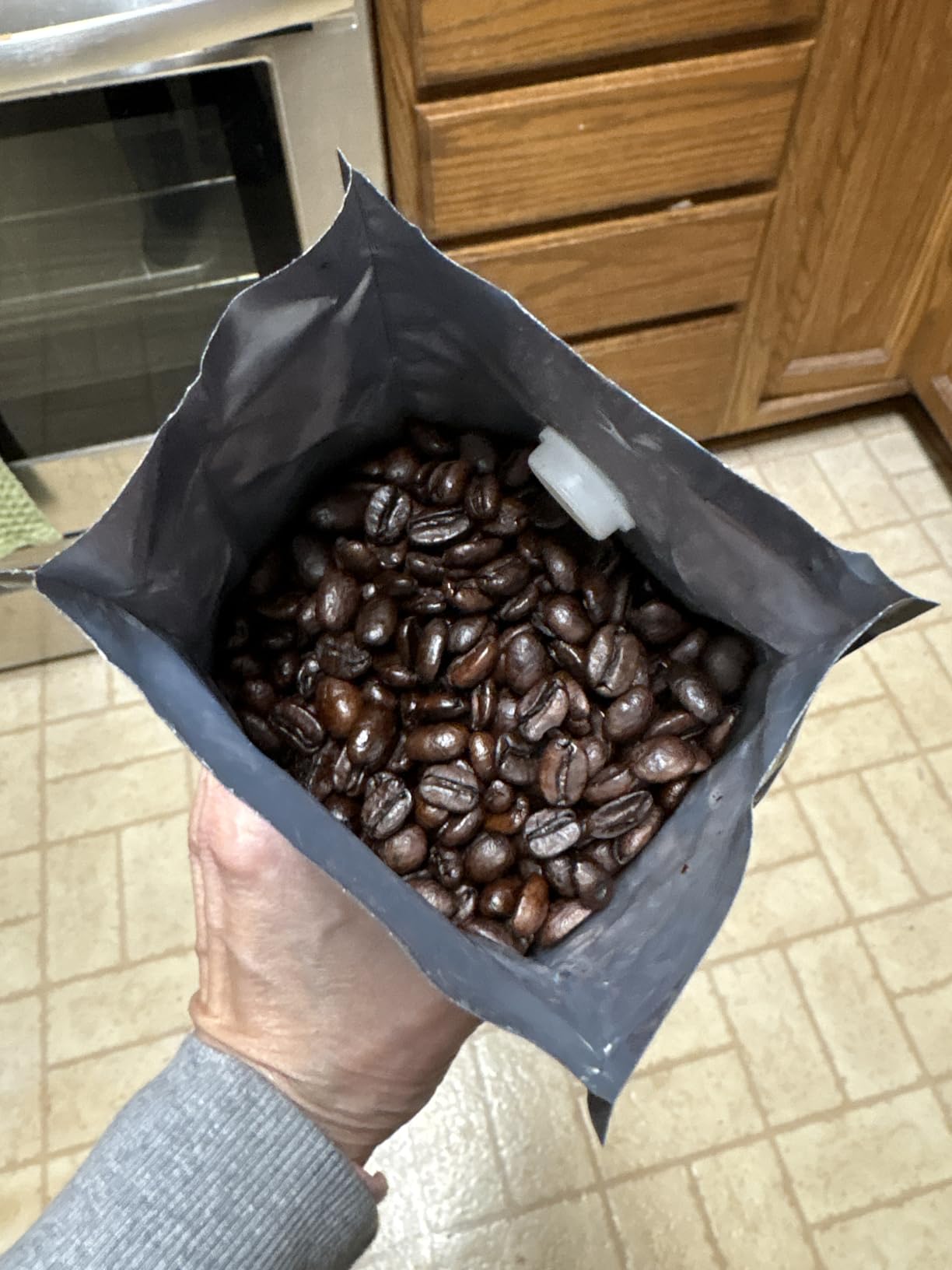 Kicking Horse Coffee, Decaf, Swiss Water Process, Dark Roast, Whole Bean, 10 Oz - Certified Organic, Fairtrade, Kosher Coffee customer photo 2