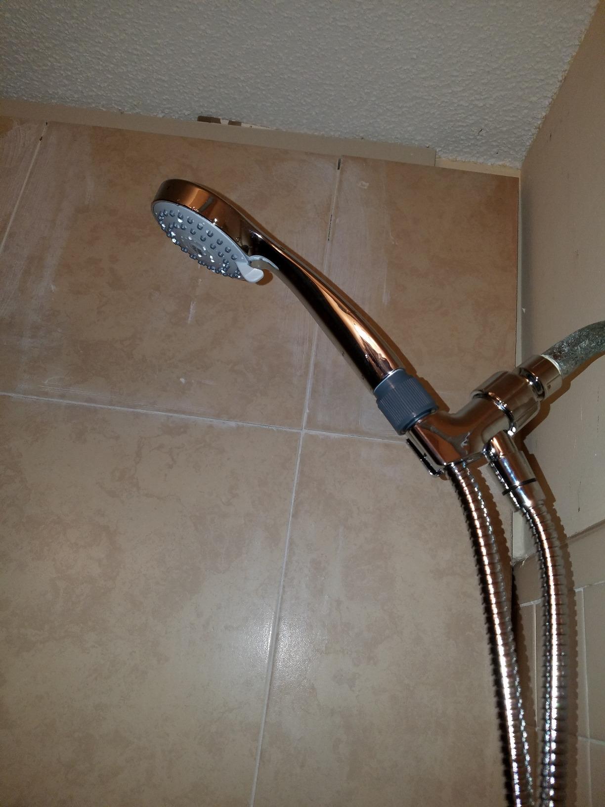 HO2ME High Pressure Handheld Shower, Power Boost Resists Low Flow, Chrome customer photo 2