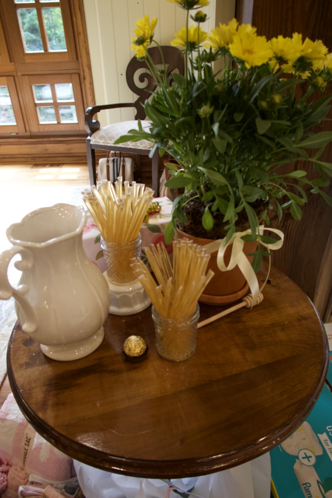 The Honey Jar Plain Honey Sticks - Pure Honey Straws For Tea, Coffee, or a Healthy Treat - One Teaspoon of Flavored Honey Per Stick - Made In The USA with Real Honey - (100 Count) customer photo 1