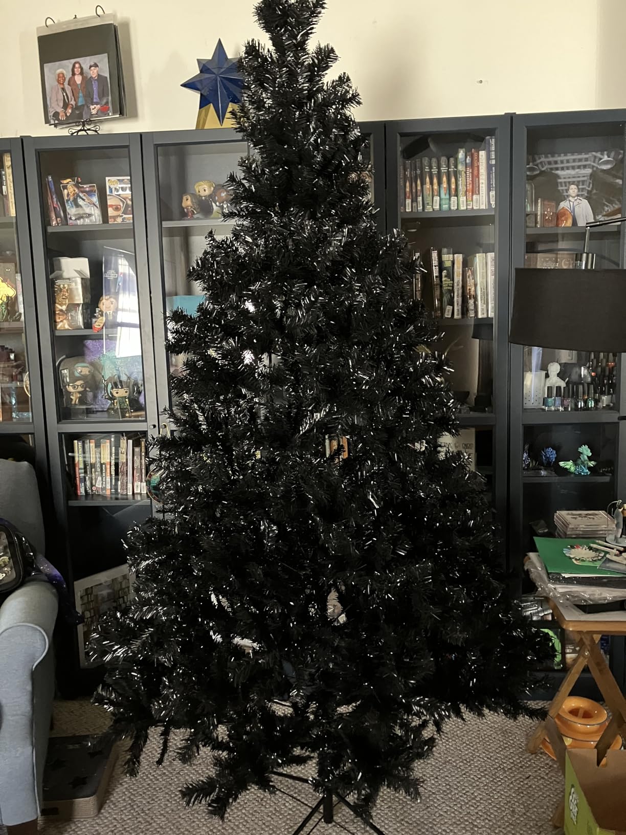 Best Choice Products Artificial Christmas Tree, 6ft Premium Unlit Hinged Design, Dense Branches Realistic Holiday Décor​ w/Easy Assembly, Base customer photo 1