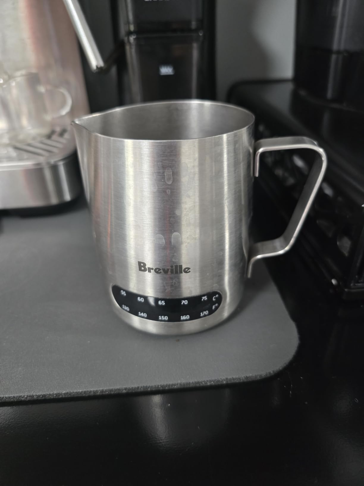 Breville BES003 Temp Control Milk Jug Espresso Accessory, Stainless Steel customer photo 2