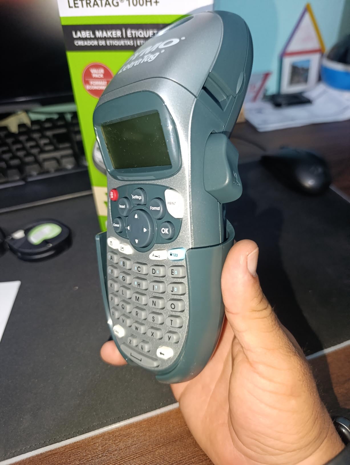 DYMO Label Maker Machine with 3 Tapes - 100H LetraTag Handheld, Includes 3 LT Label Tapes, Perfect for Home & Office Organization customer photo 1