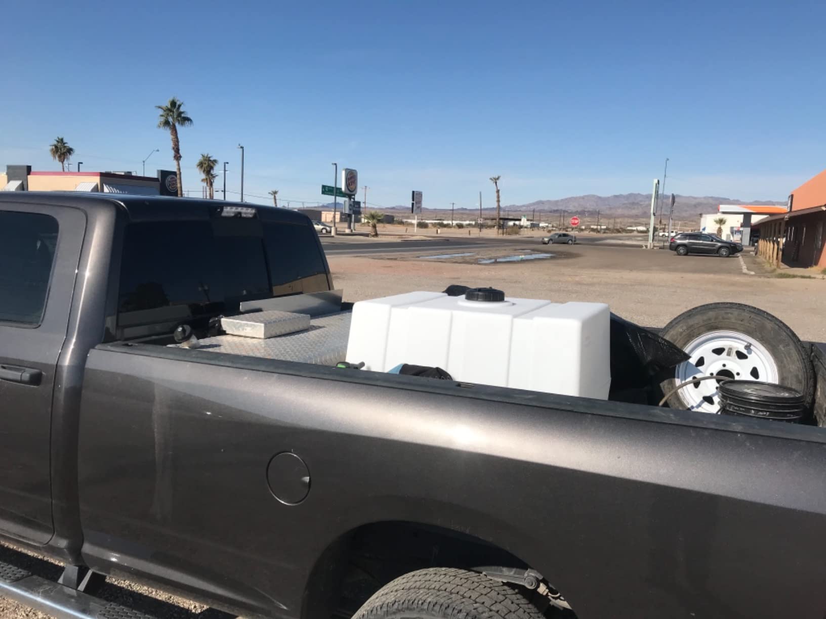 RomoTech 82123919 50 Gallon Square Polyethylene Water Storage Tank customer photo 1