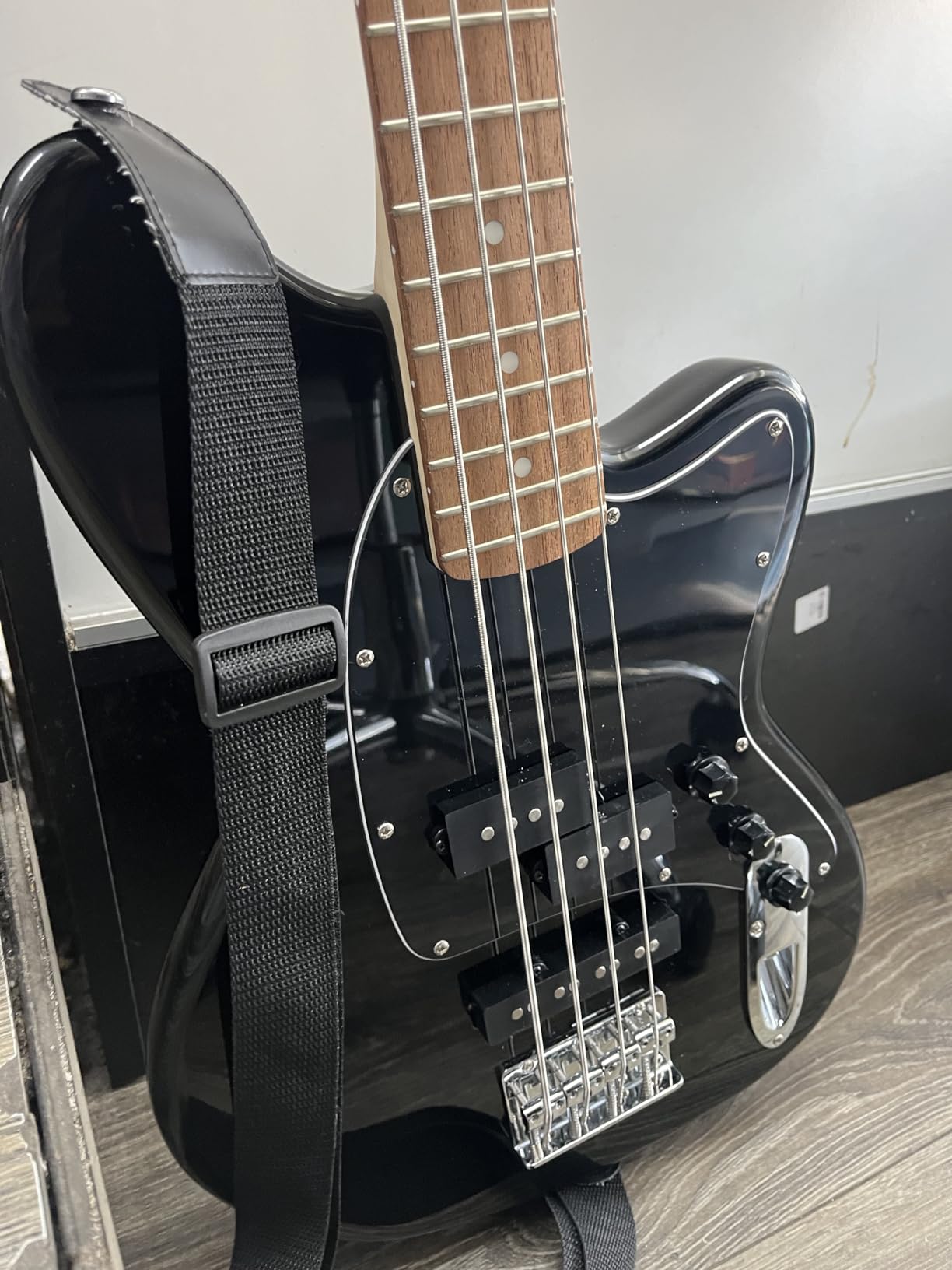 Ibanez Talman TMB30 Bass Guitar - Black | PJ pickup configuration with mahogany body and rosewood fretboard for performance, versatility and practice customer photo 1
