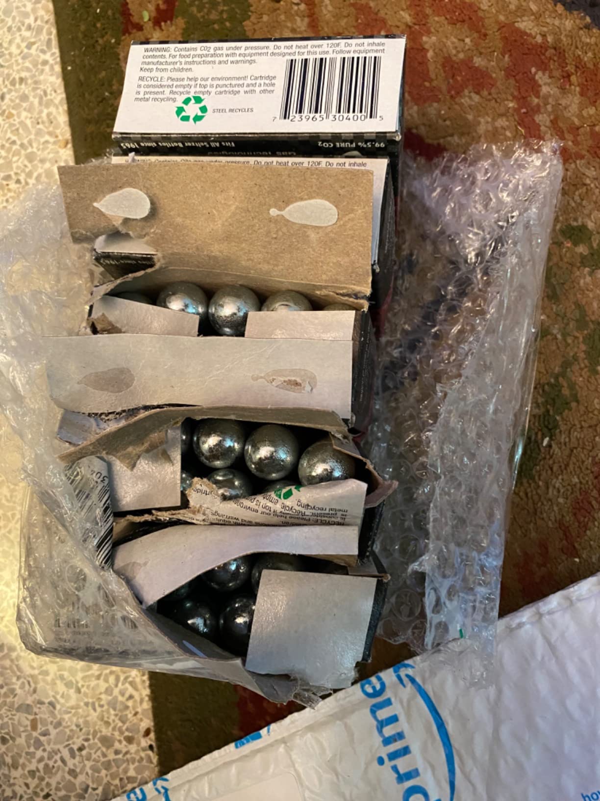 MrFizz Sod, Leland Mr Fizz Seltzer 8g CO2 Charger 50PK Compatible with All 1 Liter/Quart Soda Siphons, Silver (LS-50) customer photo 1
