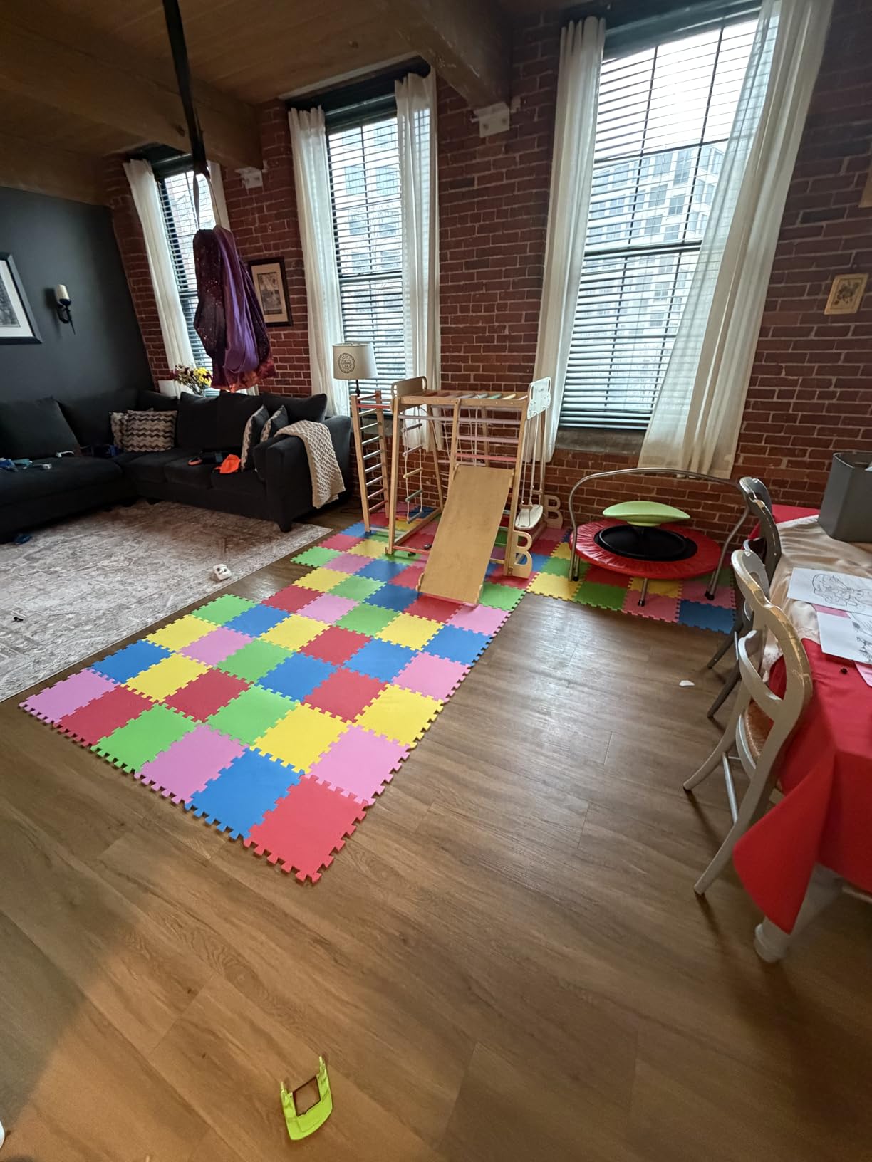 Angels 20 XLarge Foam Mats Toy ideal Gift, Colorful Tiles Multi Use, Create & Build A Safe PLay Area Interlocking Puzzle eva Non-Toxic Floor for Children Toddler Infant Kids Baby Room & Yard Superyard customer photo 1
