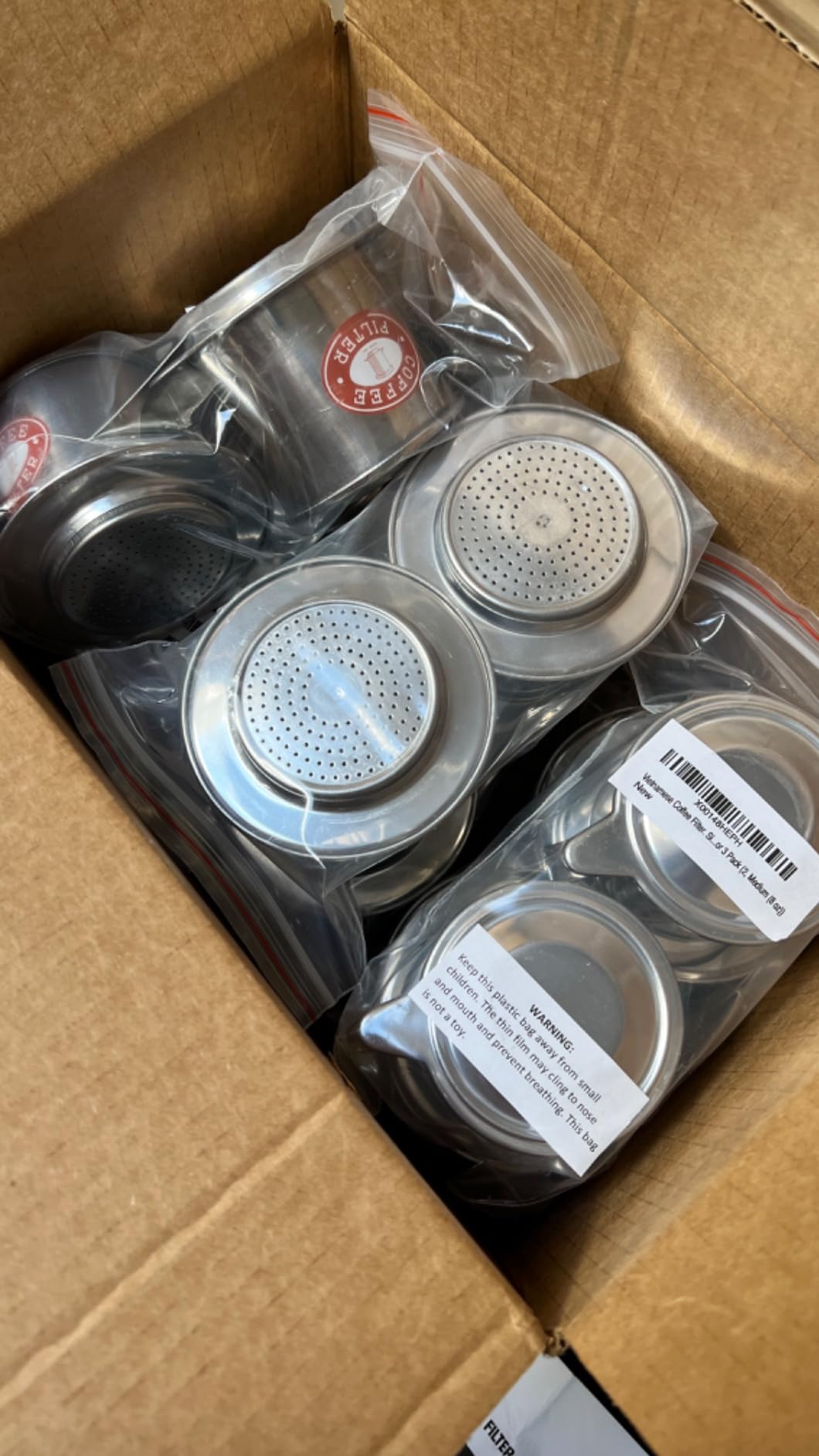 Vietnamese Coffee Filter Press. Screw Down Insert. Dripper Mechanism. Made in Vietnam. Sizes S-XL in 1 or 2 Pack (1, Medium (8 oz)) customer photo 2