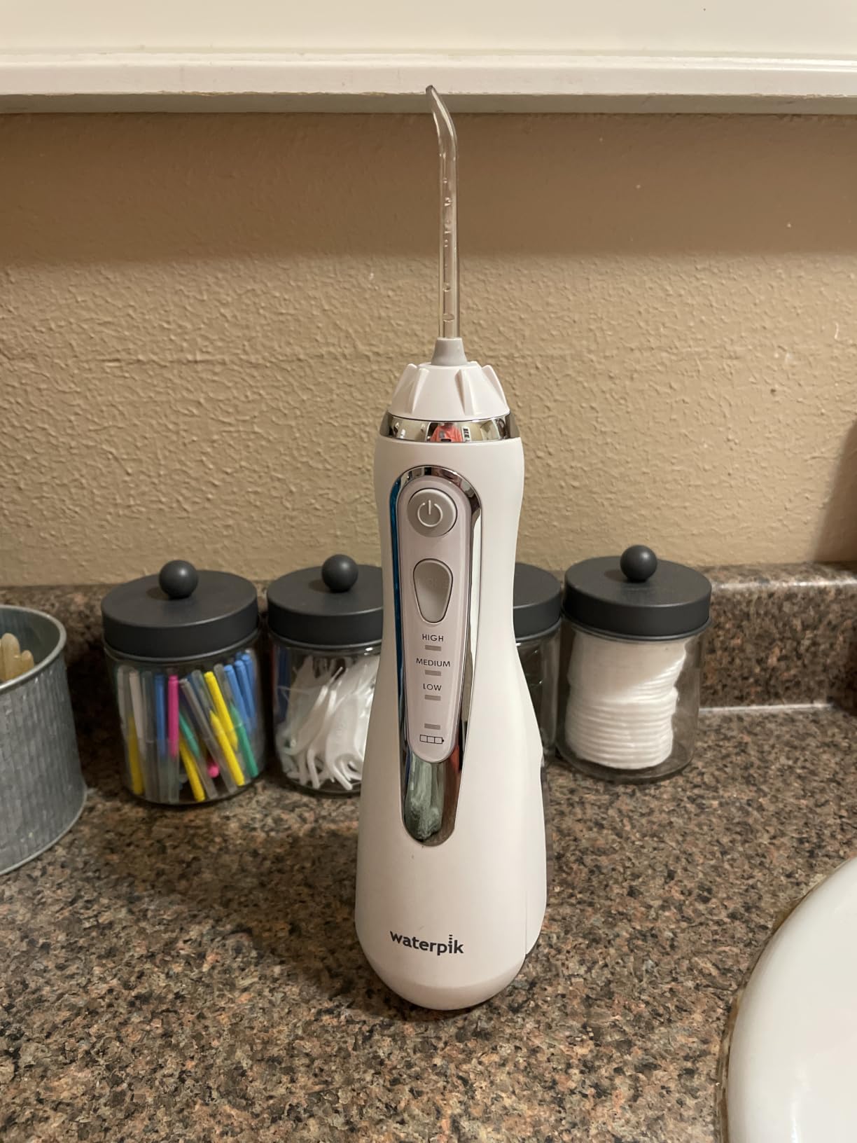 Waterpik Cordless Advanced Portable Water Flosser, Rechargeable, White customer photo 2