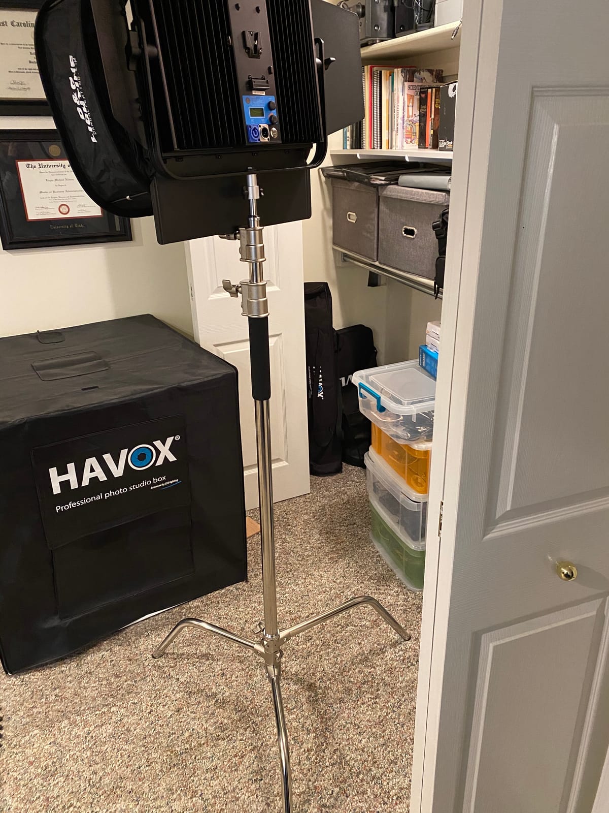 NEEWER Pro 100% Stainless Steel Heavy Duty C Stand with Boom Arm customer photo 2