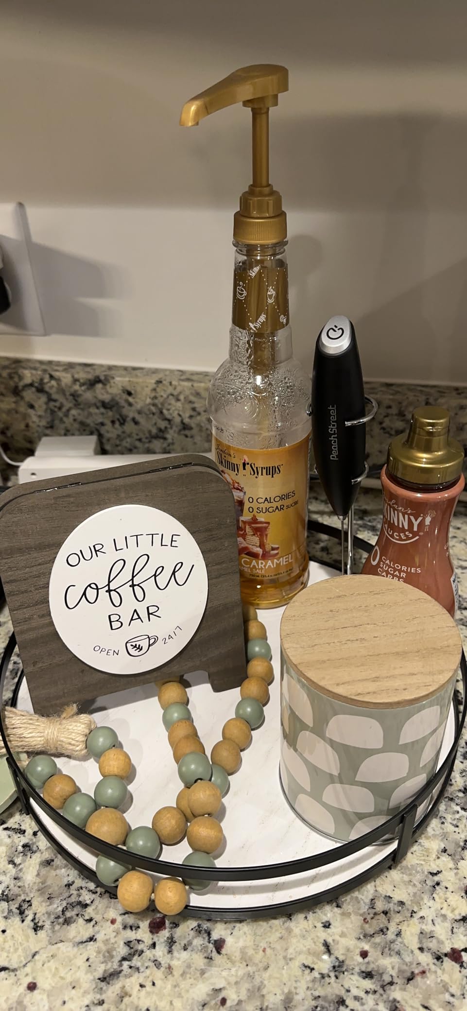 Jordan's Skinny Mixes Salted Caramel Coffee Syrup, 25.4 fl oz customer photo 1