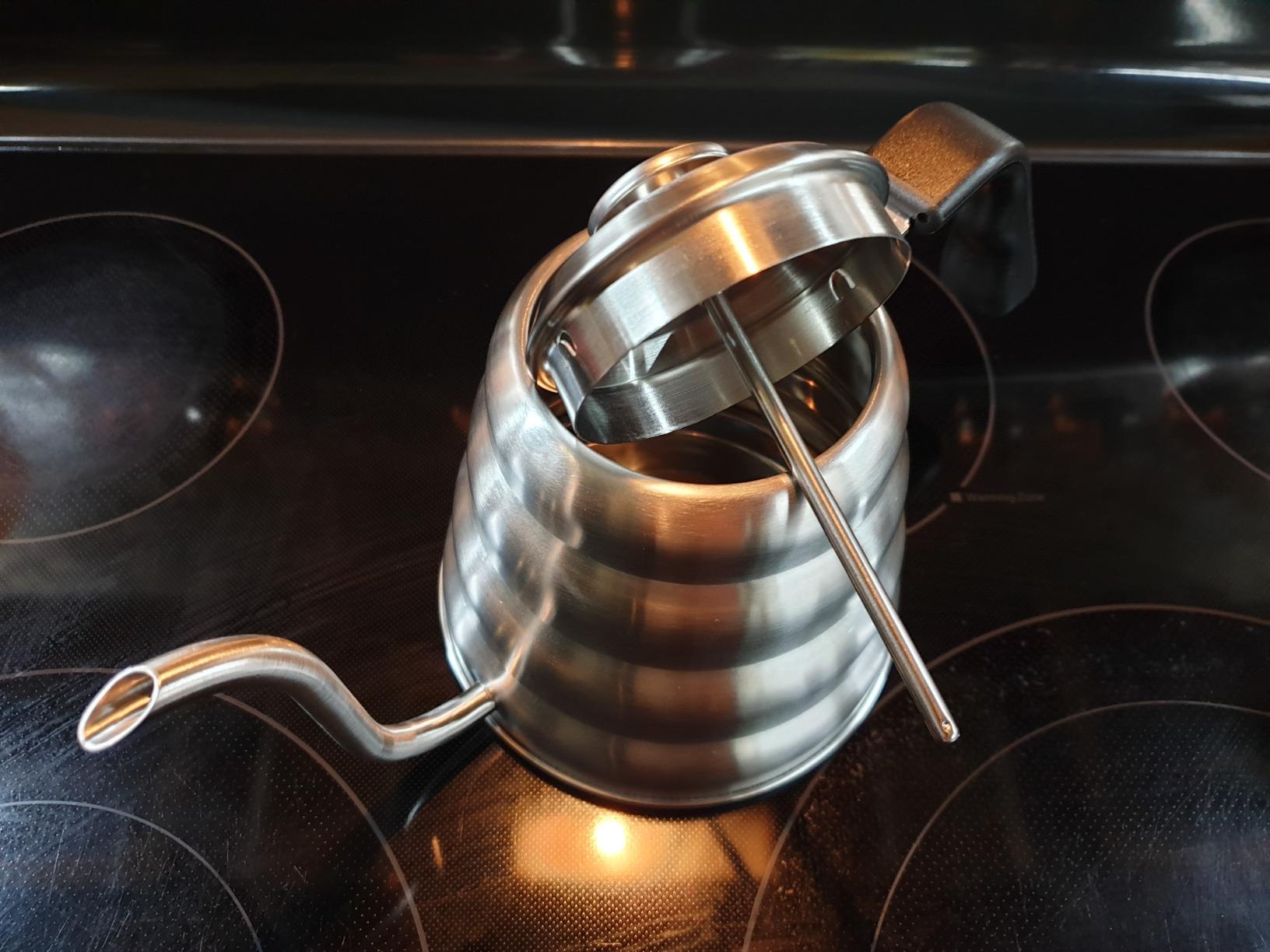Barista Warrior Gooseneck Kettle, 1.2L Pour Over Kettle, Stainless Steel customer photo 1