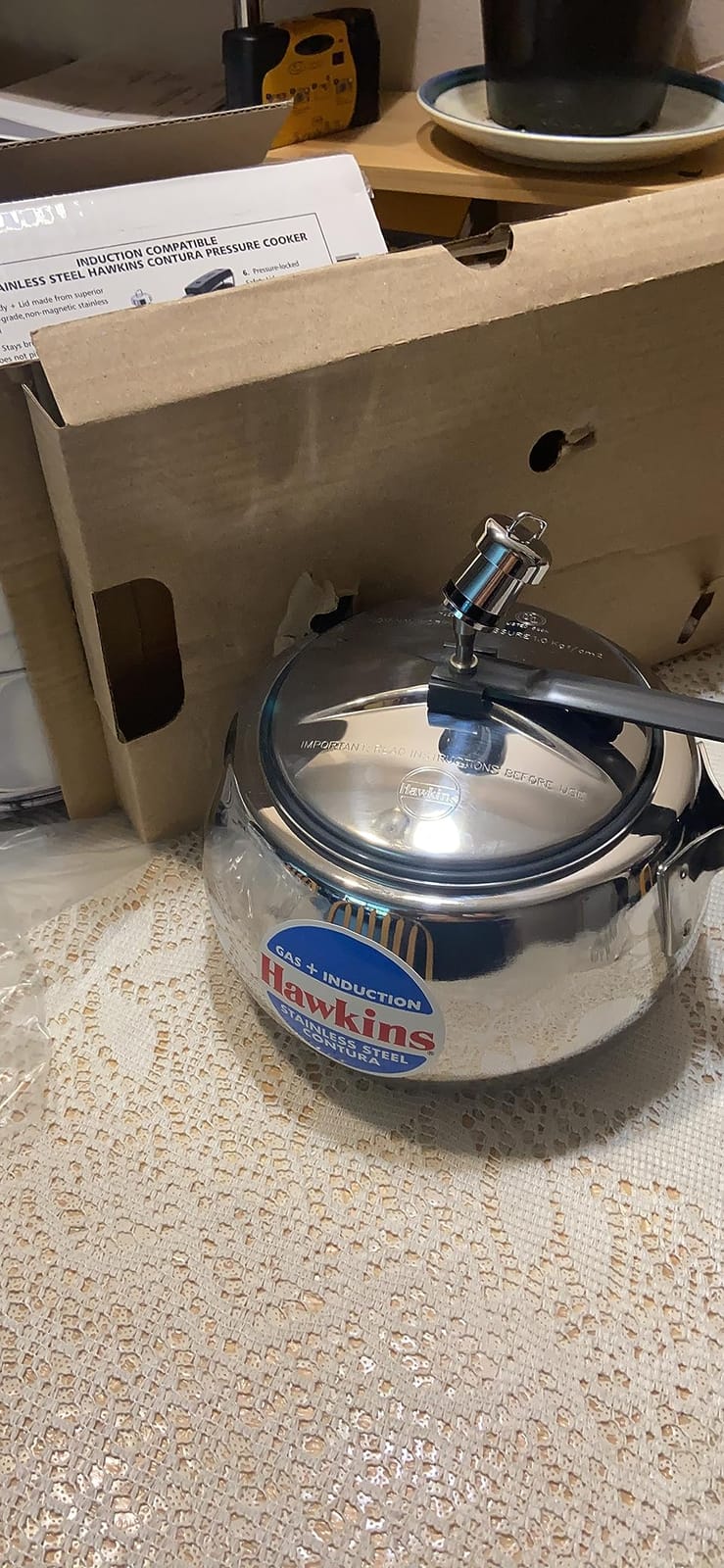 HAWKINS SSC30 Contura Stainless Steel Pressure Cooker, 3 Liter customer photo 1