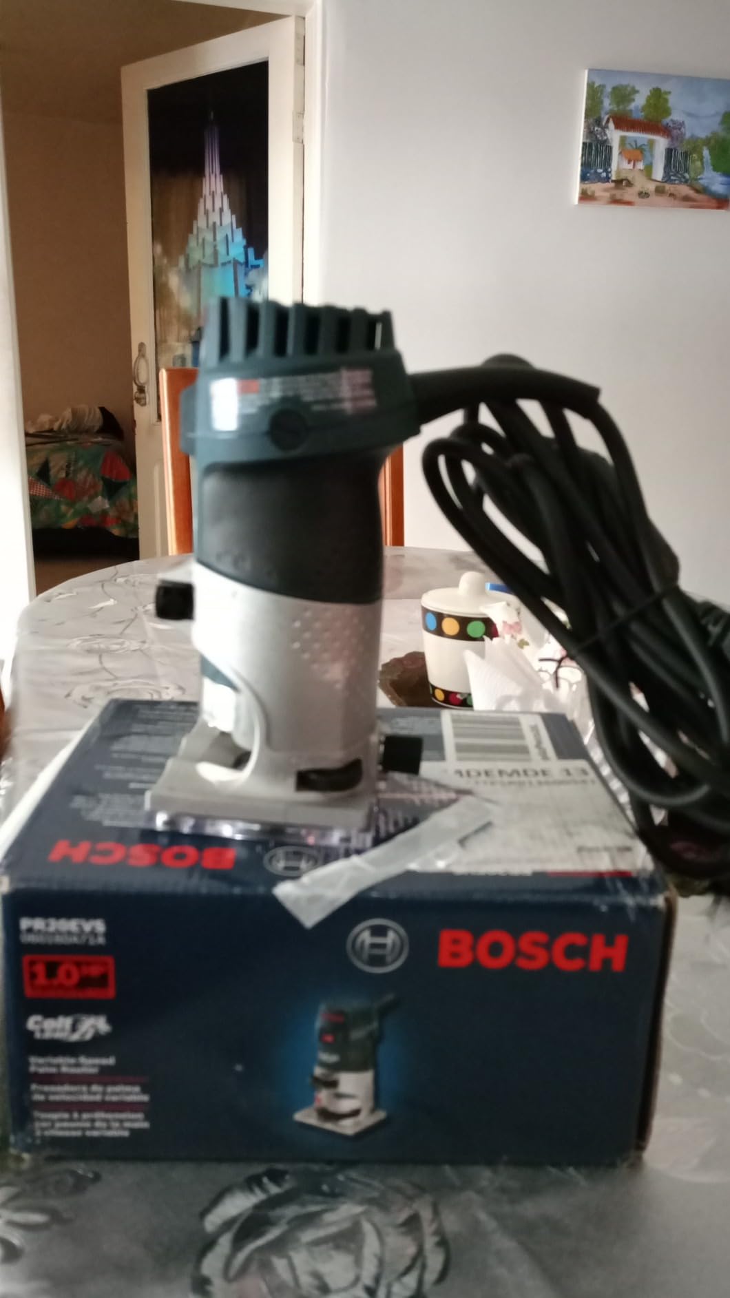 BOSCH PR20EVS Colt 1.0 HP Variable-Speed Palm Router, Quick-Clamp System customer photo 1