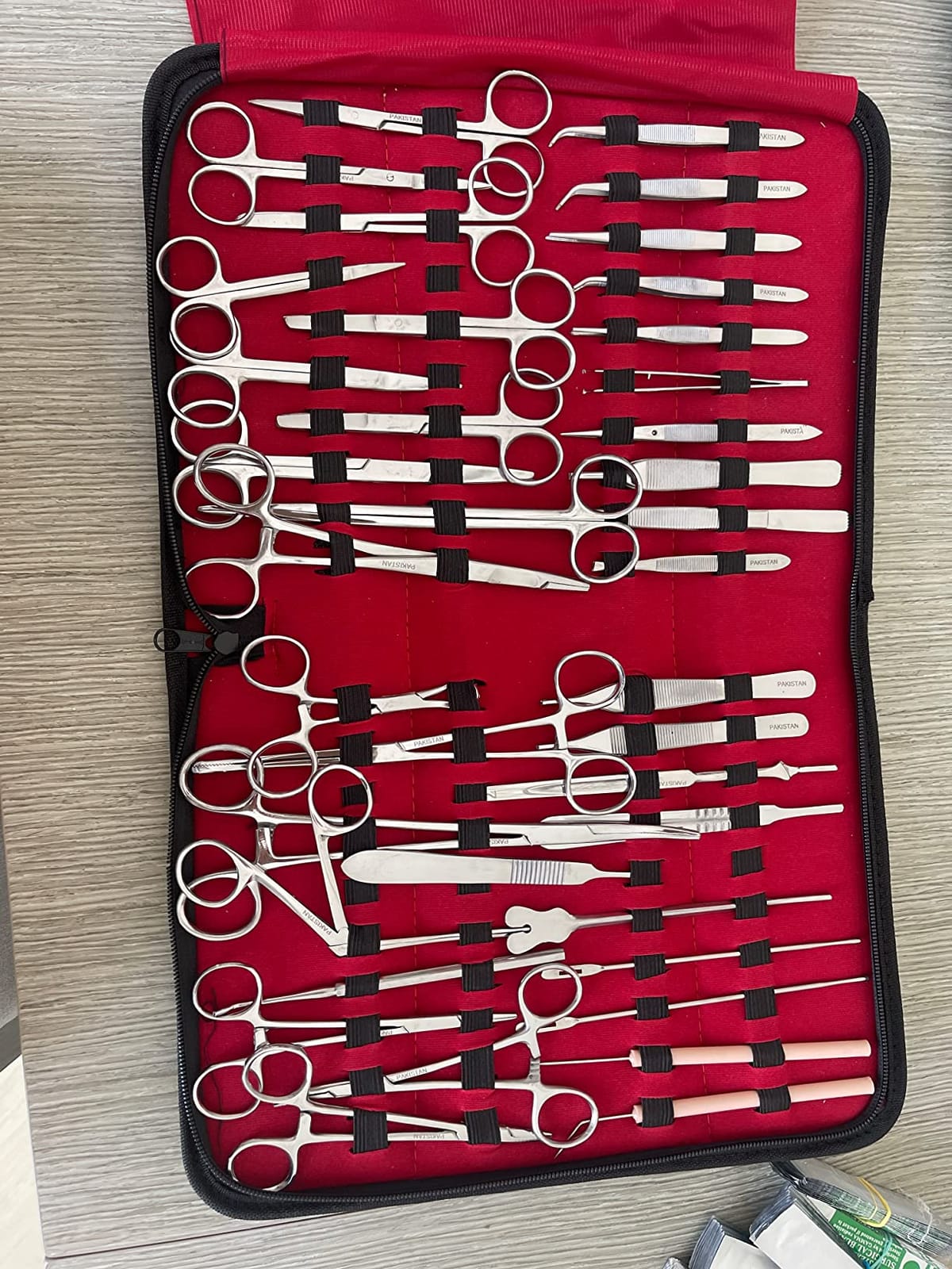 Premium CYNAMED USA 157 Pieces Instruments KIT Veterinary Scissors Forceps Needle Holder Scalpel Handel Stainless Steel All in ONE customer photo 2