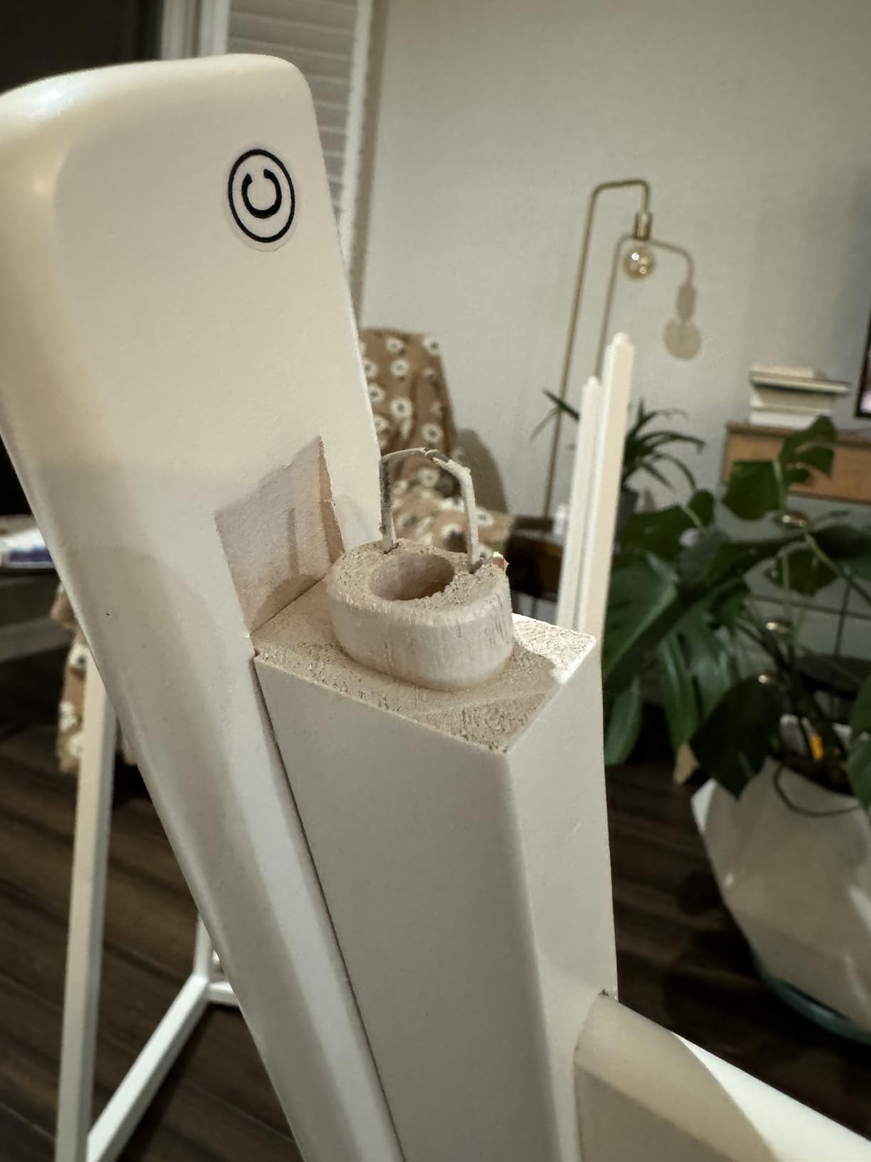Delta Children Flat Top Changing Table with Wheels and Changing Pad - Greenguard Gold Certified, Bianca White customer photo 2