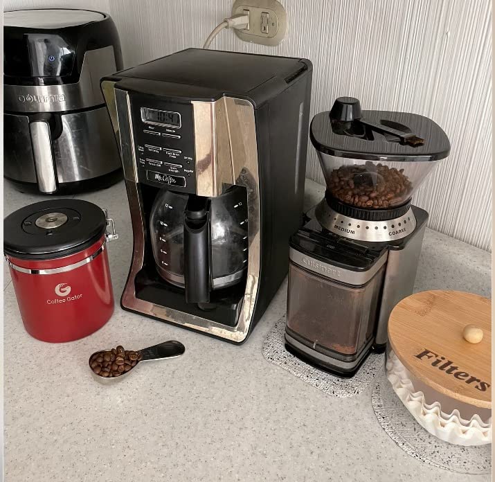 Coffee Gator Coffee Canister, 11oz Airtight Stainless Steel Container customer photo 1