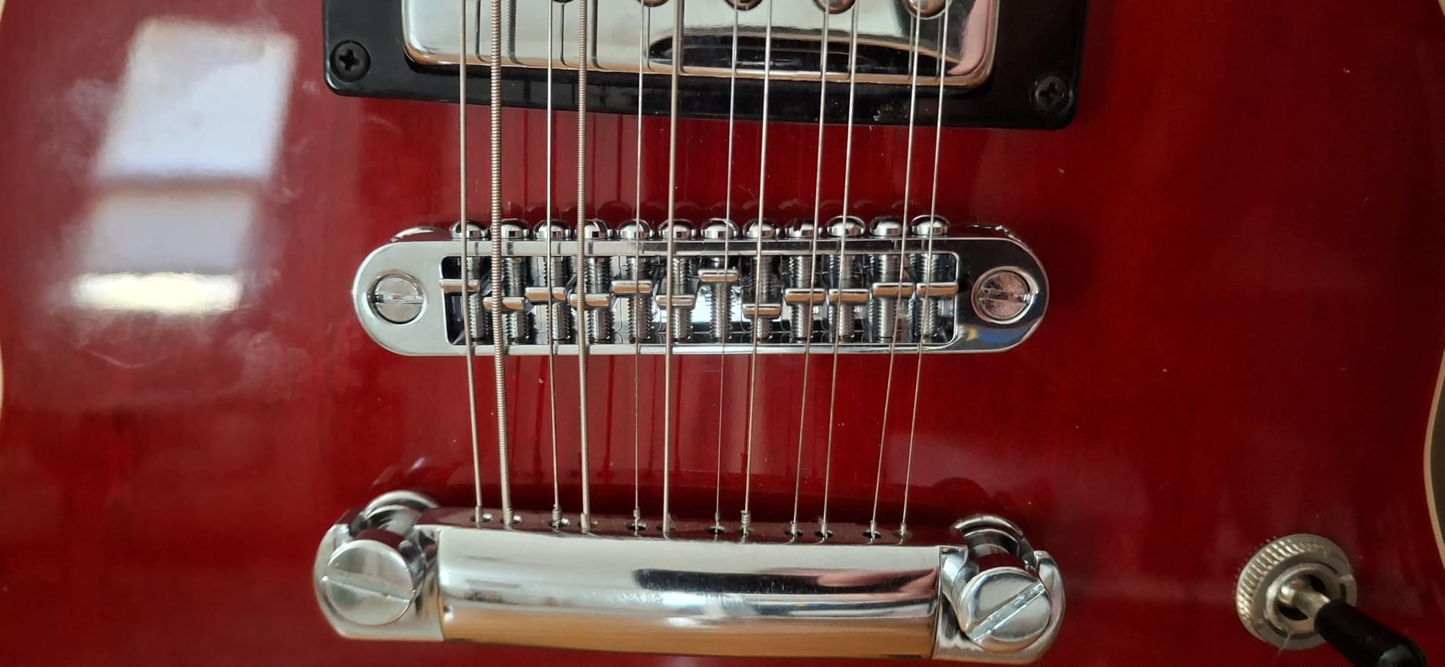 Ibanez Artcore AS7312 Semi-Hollow 12-String - Transparent Cherry Red customer photo 2