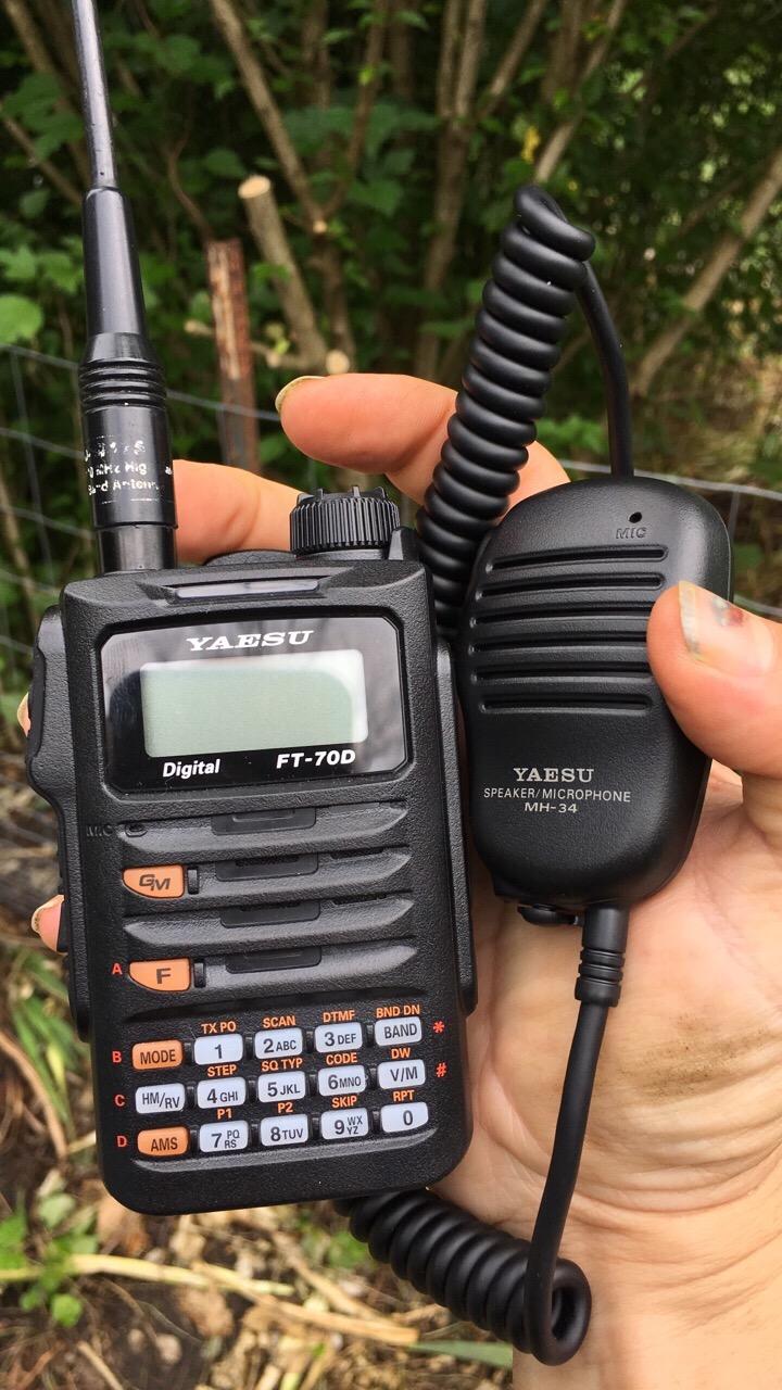 Yaesu FT-70DR C4FM/FM 144/430 MHz Digital/Analog Handheld Transceiver - 3 Year Manufacturer Warranty customer photo 1