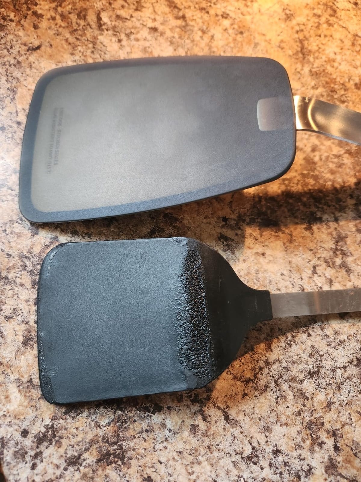 Unicook 2 Pieces Flexible Silicone Spatula Set for Kitchen Use, Food Grade customer photo 2
