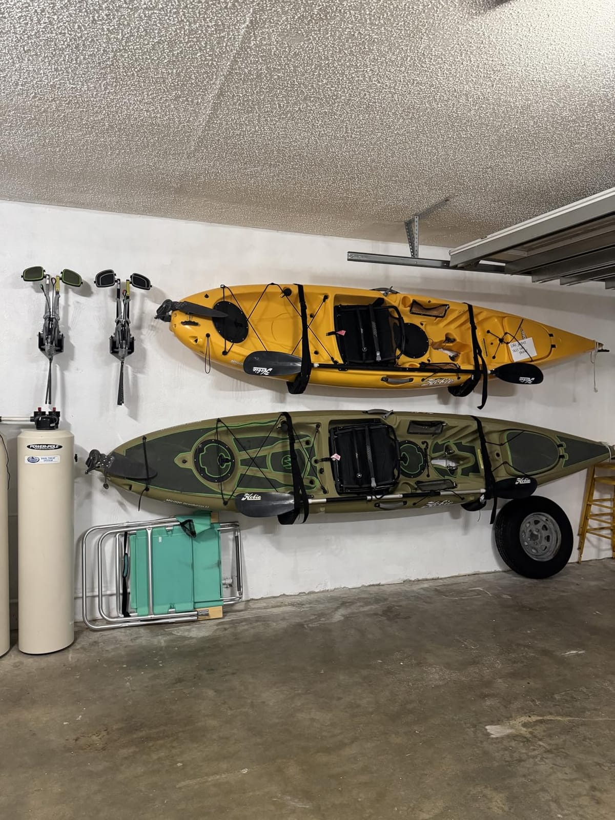 Kayak Wall Mount Storage Rack, Heavy Duty Steel, 125LB Capacity customer photo 2
