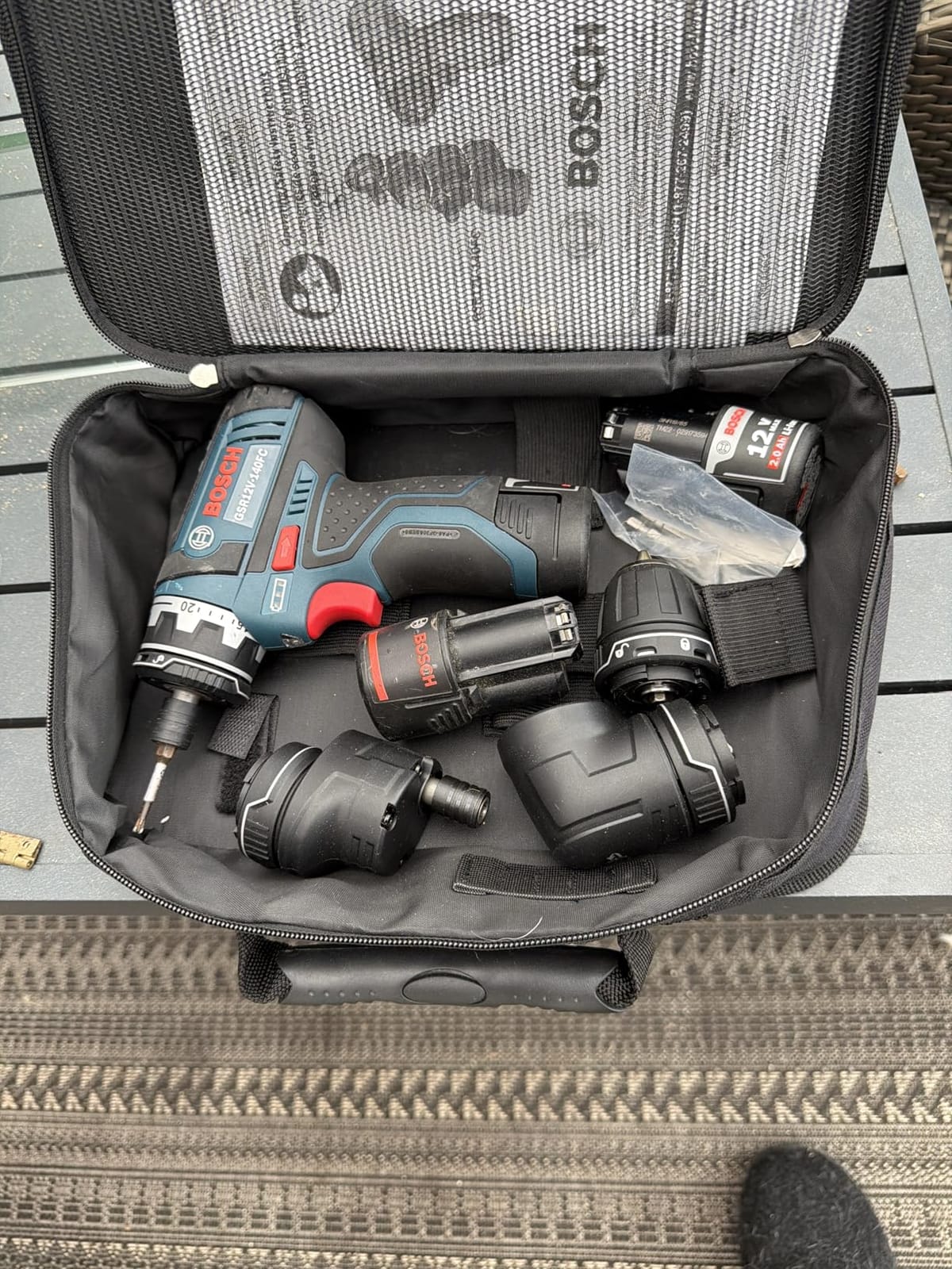 BOSCH GSR12V-140FCB22 12V Max Drill/Driver with 5-In-1 FlexiClick System and (2) 2.0 Ah Batteries customer photo 1