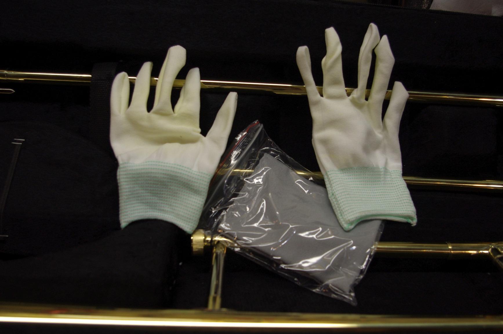 Costzon B Flat Tenor Slide Trombone Brass (Gold) | Ideal for Standard Student Beginner Trombone w/Case, Gloves, Mouthpiece, Portable customer photo 2