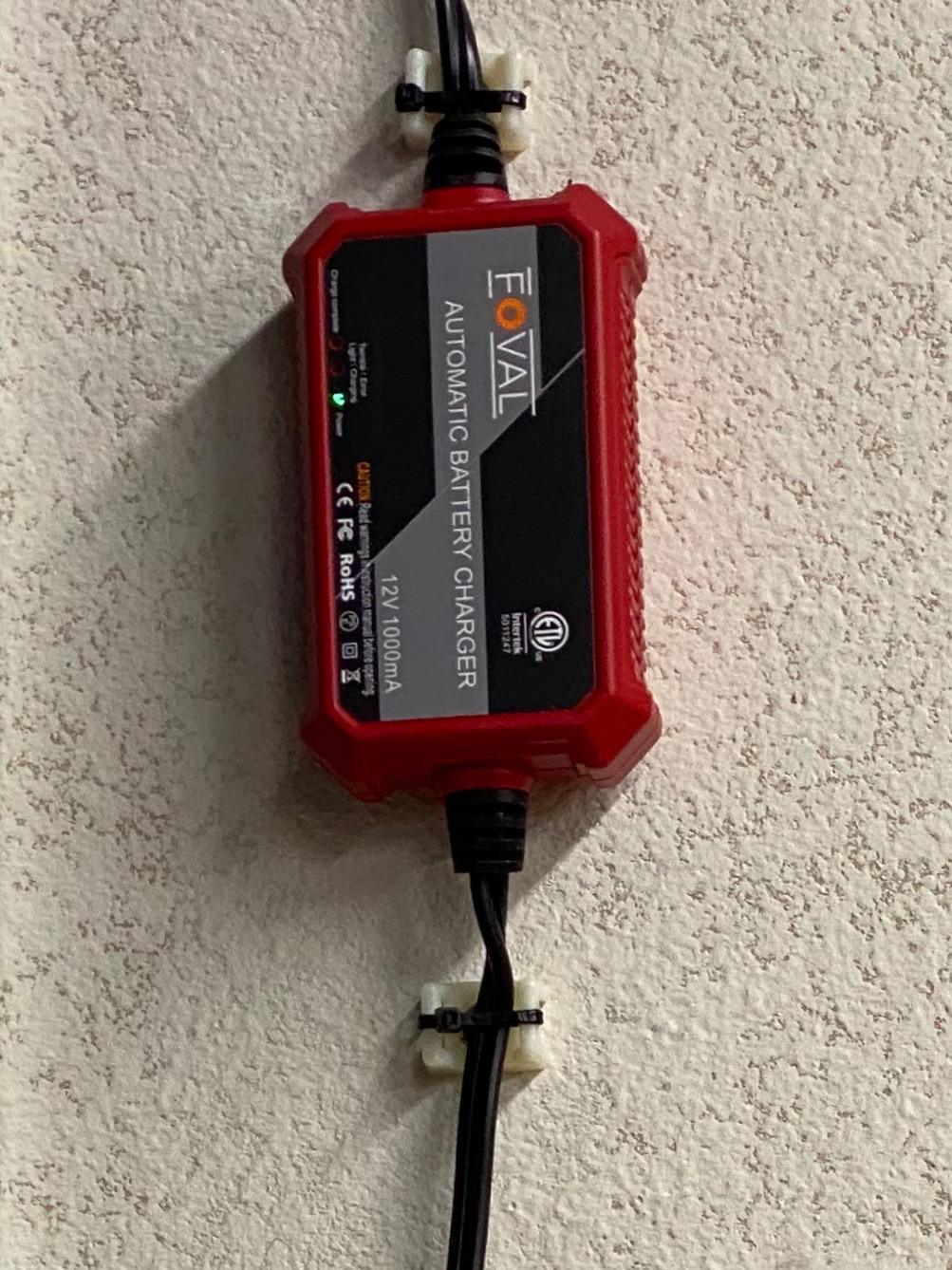 Foval Automatic Trickle Battery Charger 12V 1000mA Smart Battery Charger customer photo 1