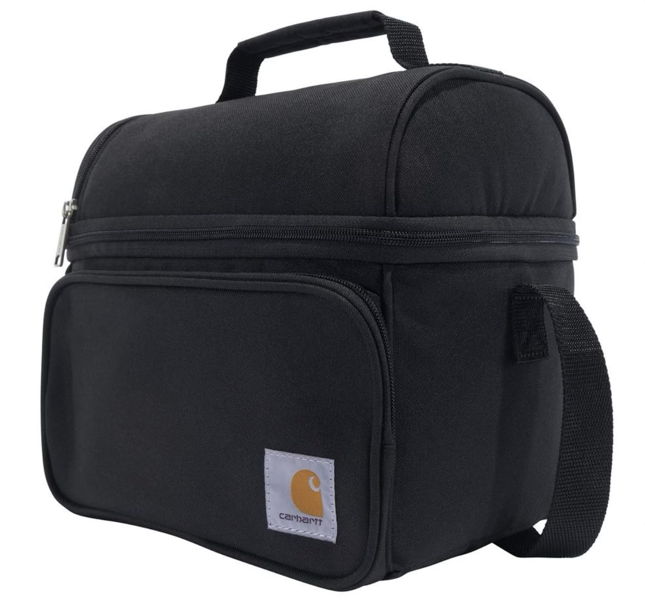 Carhartt Camping Cooler, Worksite Lunch Box, Soft Shell Lunch Bag for Construction Sites, Work and Everyday Use, Black customer photo 2