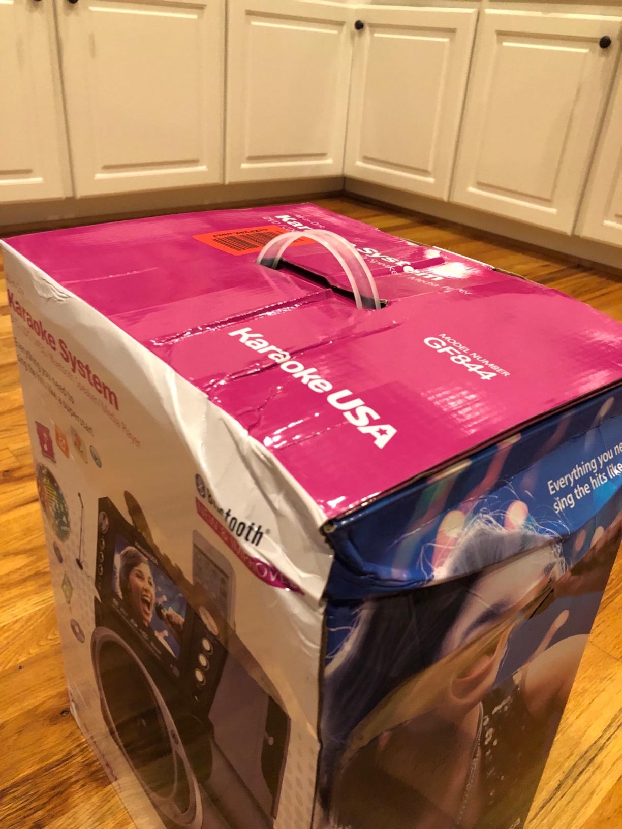 Karaoke USA GF844 Bluetooth Karaoke Machine customer photo 1