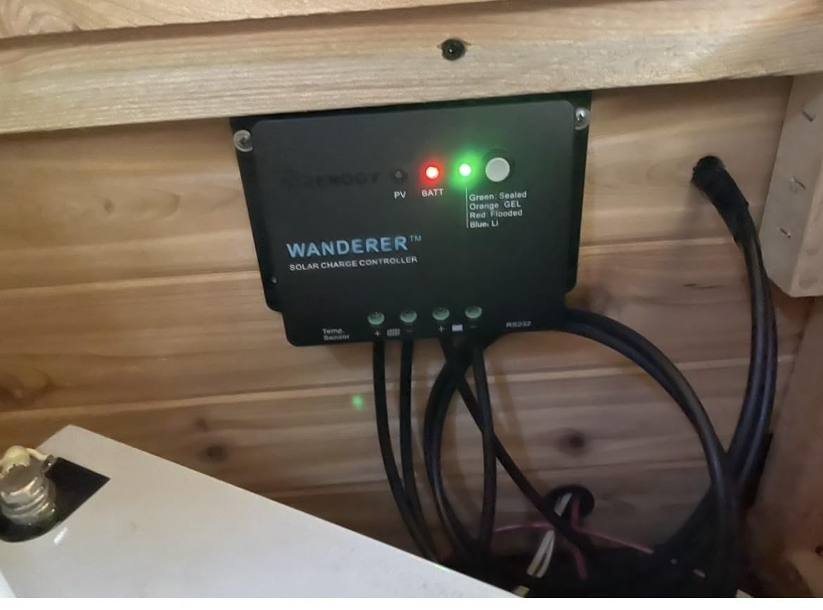 Renogy 12 Volt 100Ah Deep Cycle AGM Battery, Lead Acid Solar Battery | 3% Self-Discharge Rate, 1100A Max Discharge Current, Safe for RV, Camper, Cabin, Home Apliances, Marine and Off-Grid System customer photo 1
