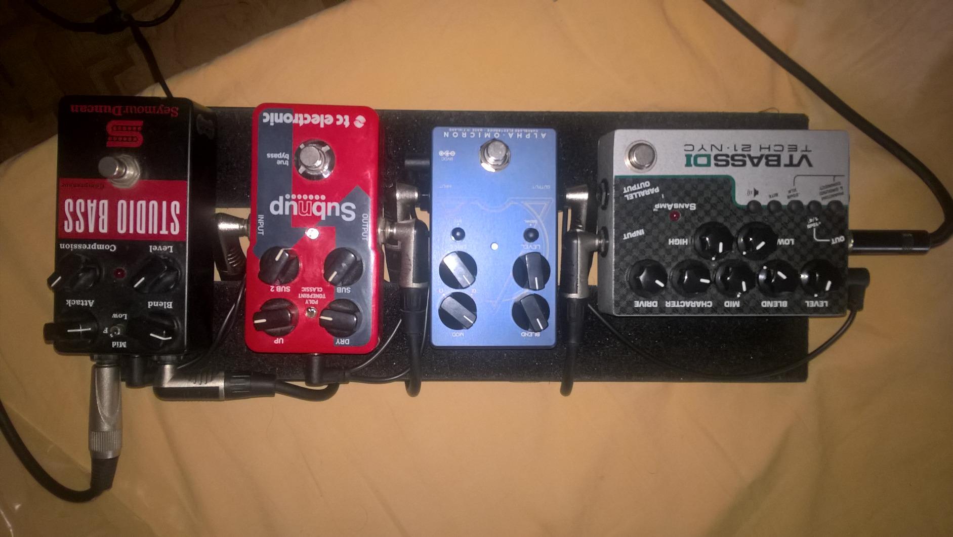 Darkglass Alpha Omicron Bass Preamp/OD Pedal w/ Dual Distortion Modes customer photo 2