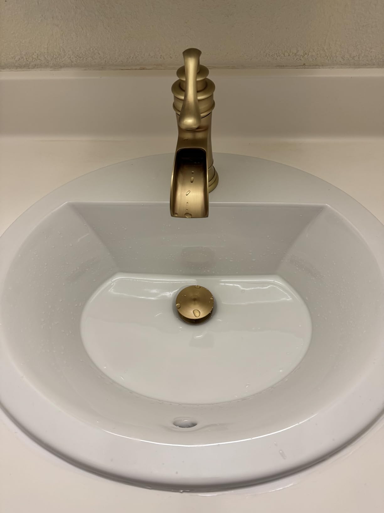 BWE Lead-Free Brass ORB Waterfall Bathroom Faucet for Farmhouse Rustic customer photo 1
