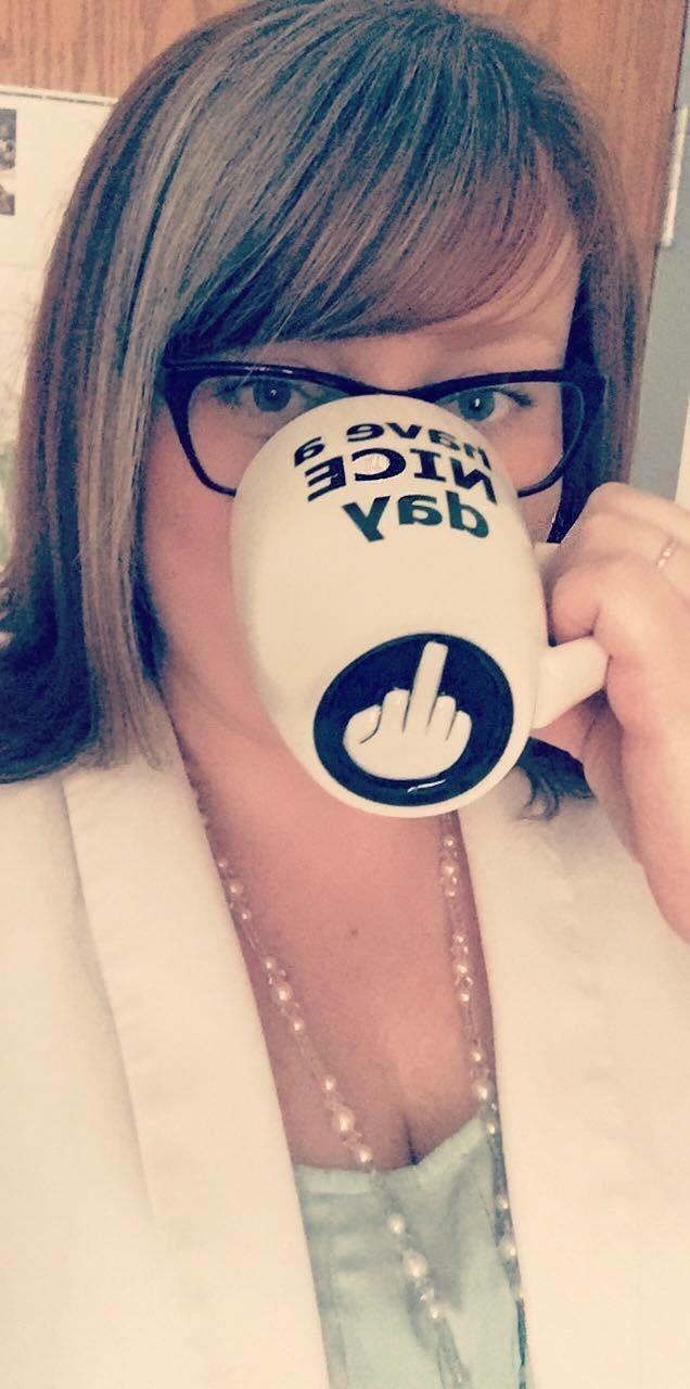 Decodyne Funny Coffee Mug, Gag White Elephant Gifts for Adults and Coworkers - Perfect for Bachelorette Parties, Christmas, and Novelty Gifts, 14 Ounce (Black) customer photo 1
