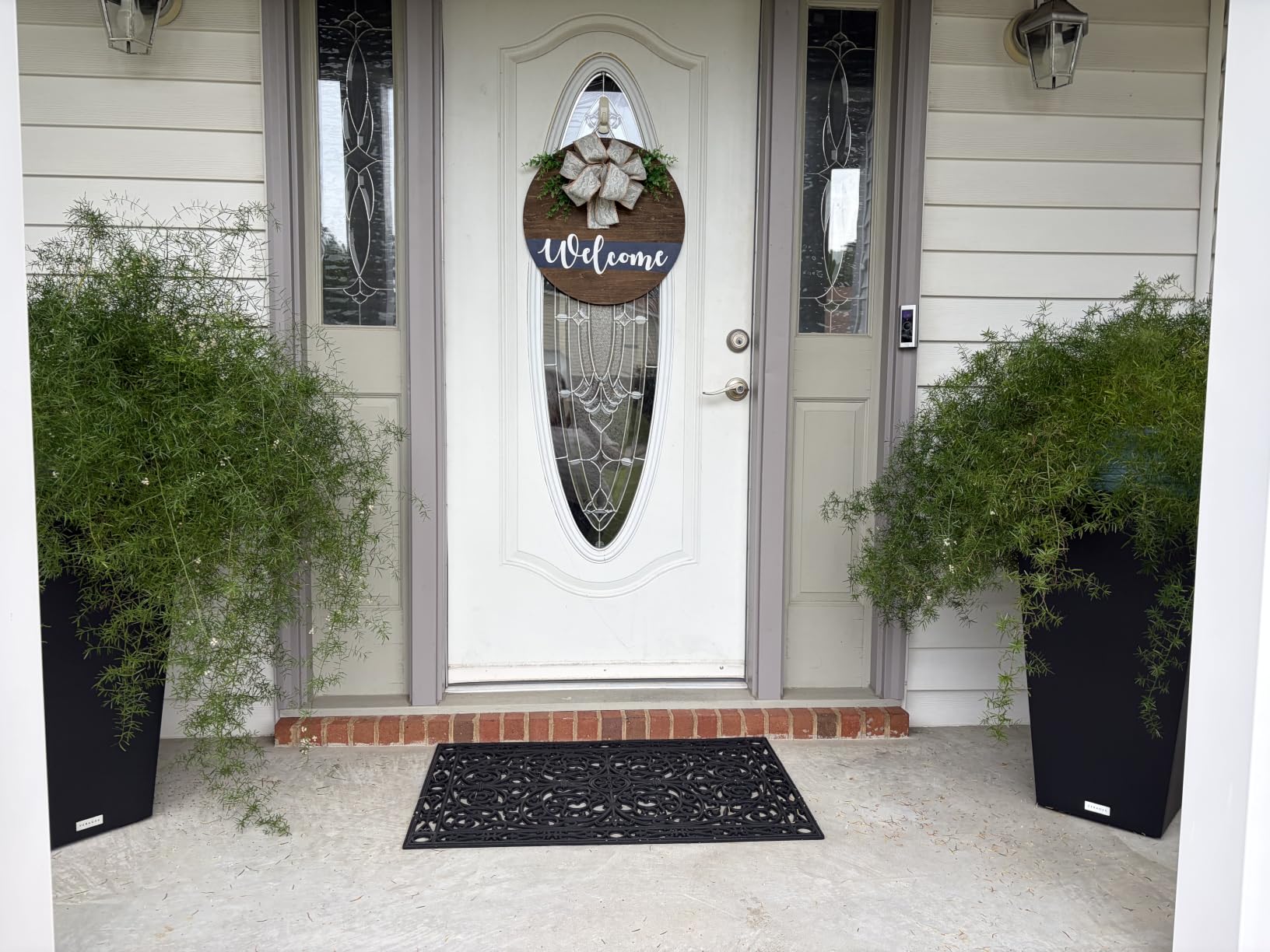 Veradek Pure Series Taper Planter - Tall Tapered Outdoor Planter with Shelf customer photo 2