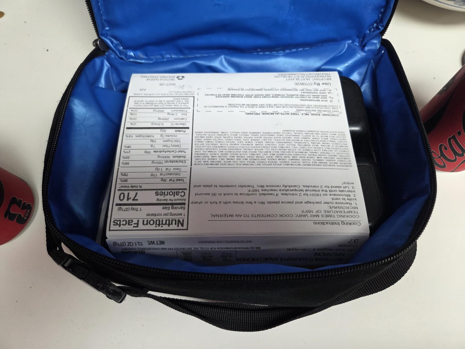 PackIt Freezable Classic Lunch Box, Black | Built-in ice packs, EcoFreeze+ Technology, Zip Closure, Zip front pocket, Side-release buckle handle, Collapsible, Reusable customer photo 2