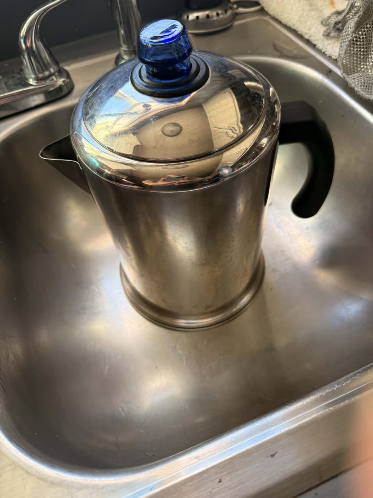 Farberware Classic Stainless Steel Yosemite 12-Cup Coffee Percolator | Stovetop Coffee Maker customer photo 1